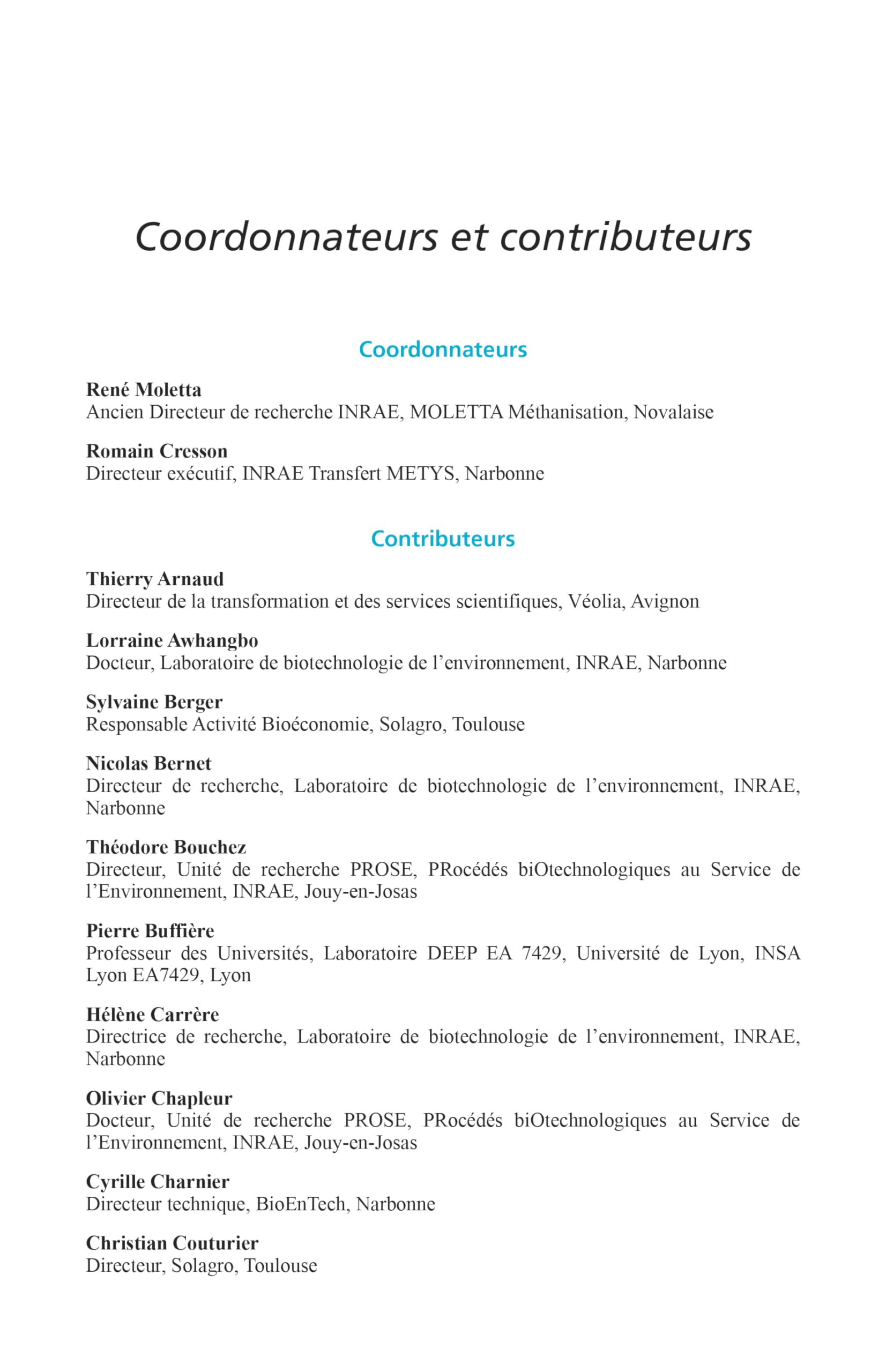 La méthanisation - 4e édition