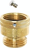 Vista 2 de Homewerks VACBFPZ4B 0.75 in. Brass Male Hose Thread Vacuum Breaker