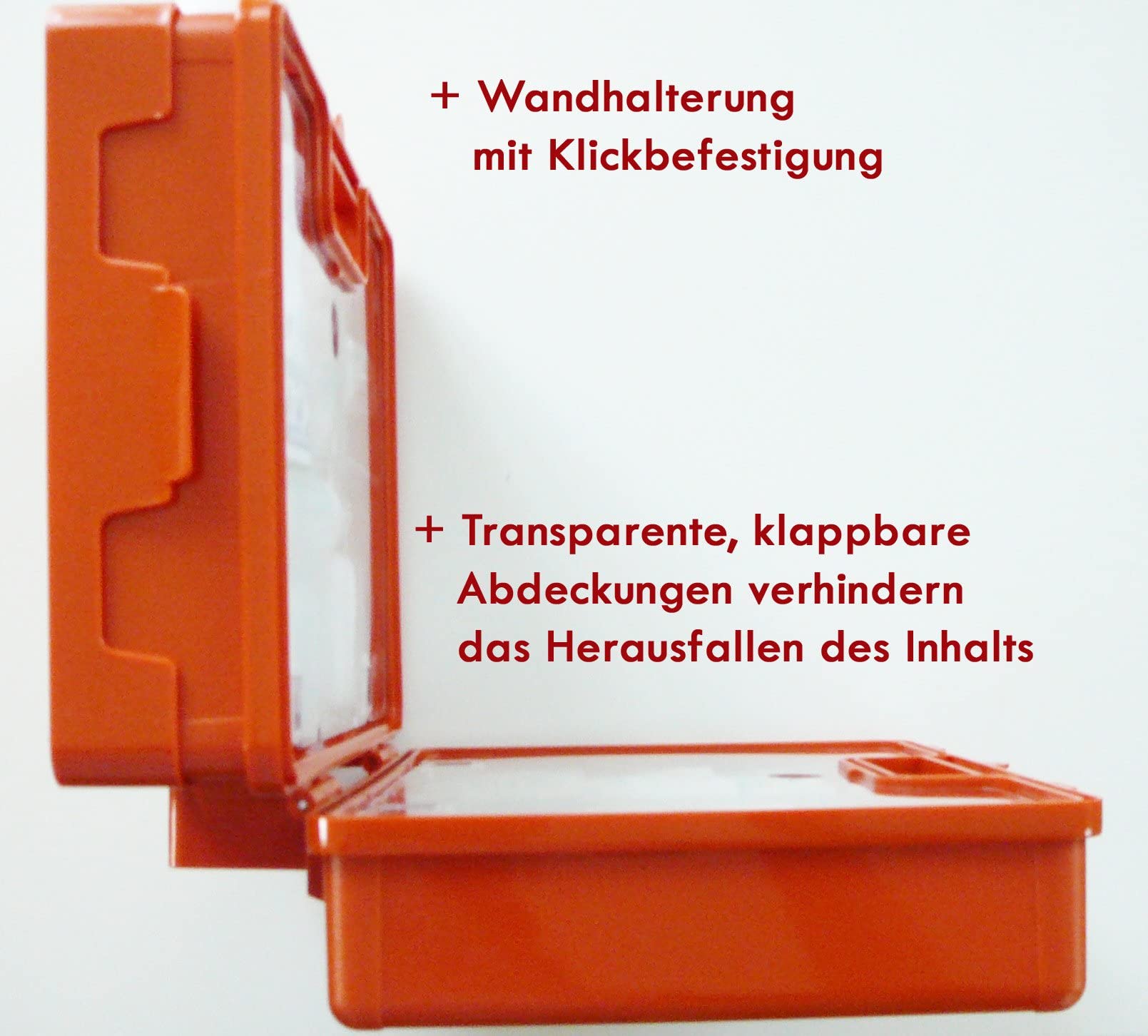 Erste-Hilfe-Koffer GASTRO für Betriebe nach aktueller DIN/EN 13157 inkl. Augenspülung + Brandgel + detektierbare Pflaster + Hydrogelverbände