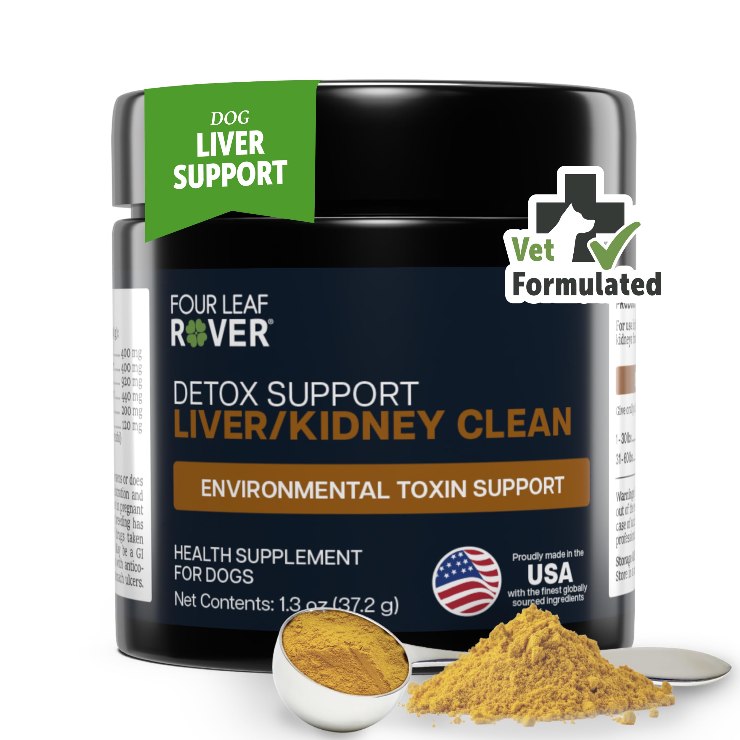 Four Leaf Rover Liver/Kidney Clean Natural Detox Support for Dogs 50 g
