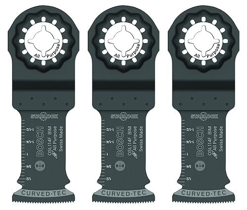 Bosch OSL034F Starlock cuchilla bimetálica para corte profundo