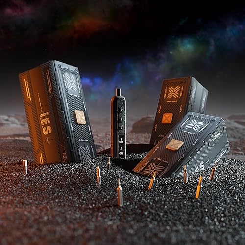 Miniatura 9 de EZARC Juego de destornilladores eléctricos, destornillador inalámbrico 181 en 1, 3 ajustes de par con 160 puntas de precisión magnéticas, kit de