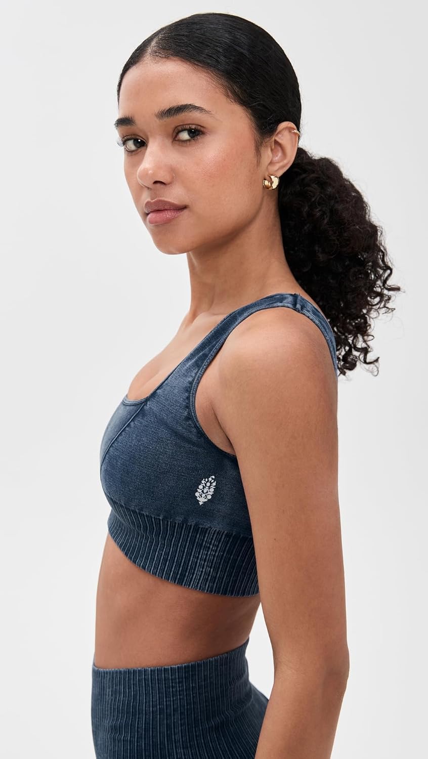 Free People Women's Square Neck Good Karma Bra - Image 4