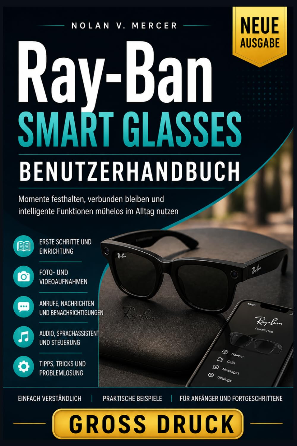 Ray-Ban Smart Glasses Benutzerhandbuch: Momente festhalten, verbunden bleiben und intelligente Funktionen mühelos im Alltag nutzen