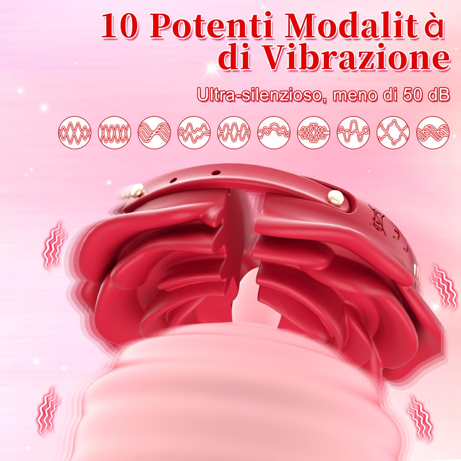 Pinze Capezzoli BDSM Sex Toys per Donna - Morsetti per Capezzoli Regolabili Stimolatore Capezzoli Femminile con 10 Modalità Forti, Vibratoreper Donna Professionale con Telecomando Sexytoysys Coppia