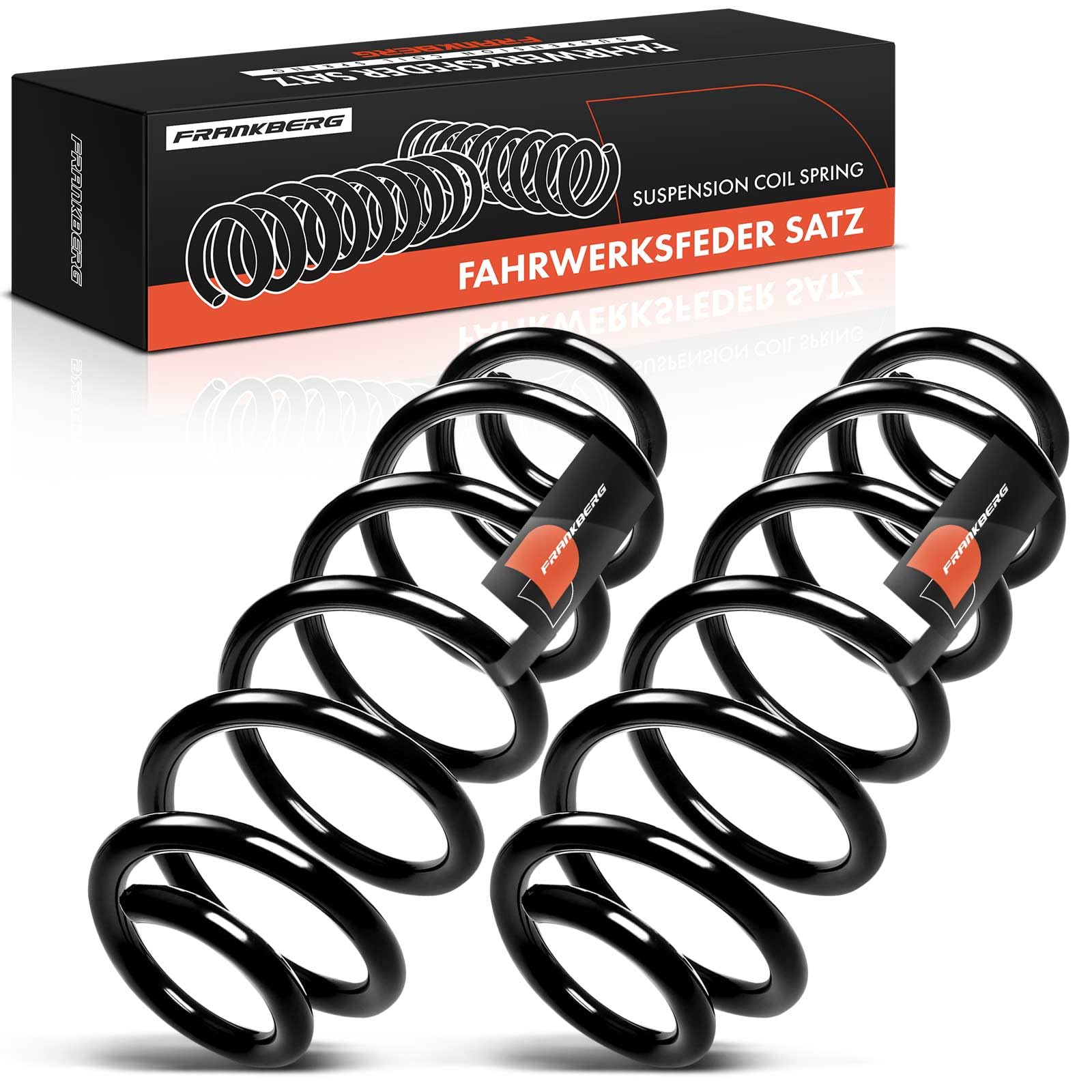 Frankberg 2x Coil Spring Rear axle Compatible with Golf V 1K1 Golf VI 5K1 2.0 GTI Hatchback 2004-2013 Replace# 1K0511115EB