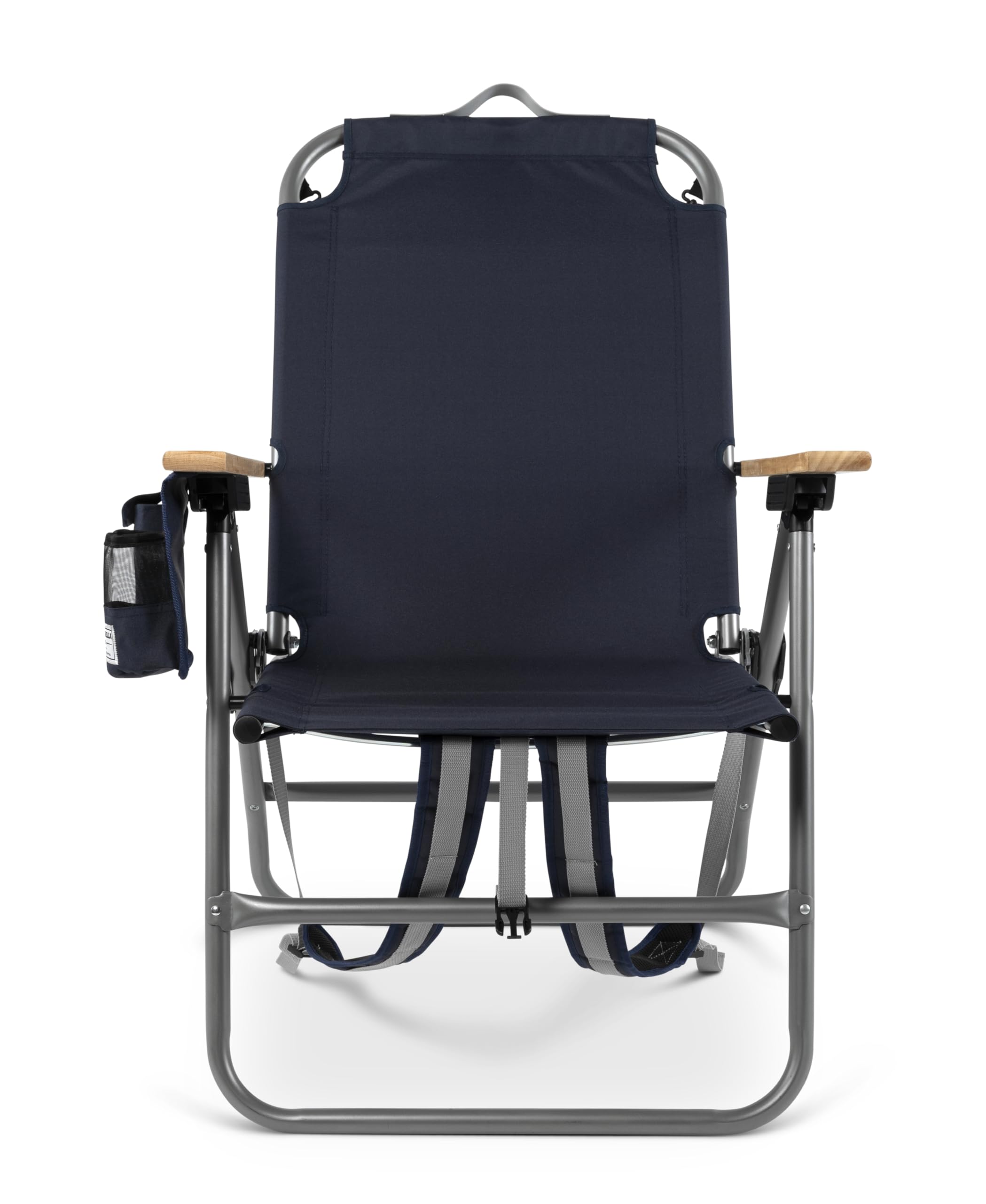 Sport‑Silla con Sombrilla y Nevera – Silla Outdoor con Cooler | Azul; 36 x 63 cm, plegable, compartimento refrigerante, para playa, eventos y camping
