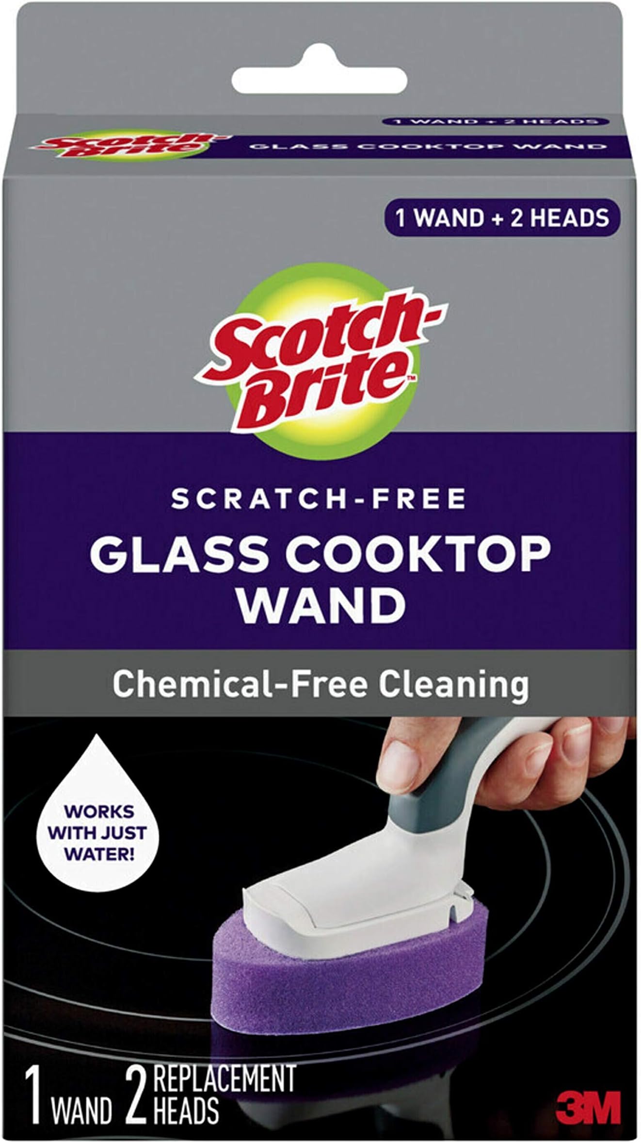 Weiman Cooktop Scrubbing Pads, 3 Count ScratchFree