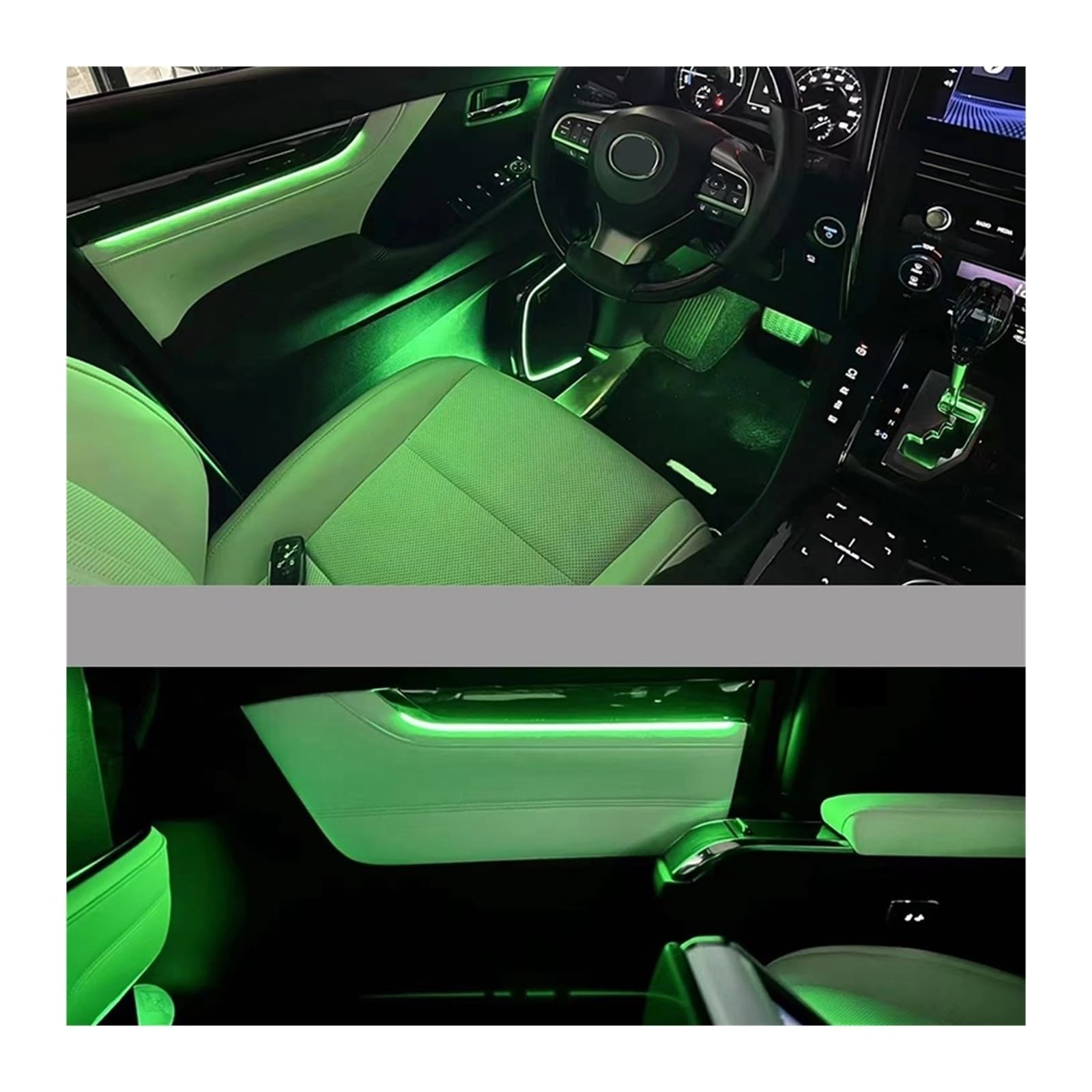 64 Color Full Set Led Decorate Light Compatible with Toyota Vellfire Alphard Compatible with Lexus LM 2015+ Inter Ambient Light LHD/RHD(Compatible with Alphard,RHD)