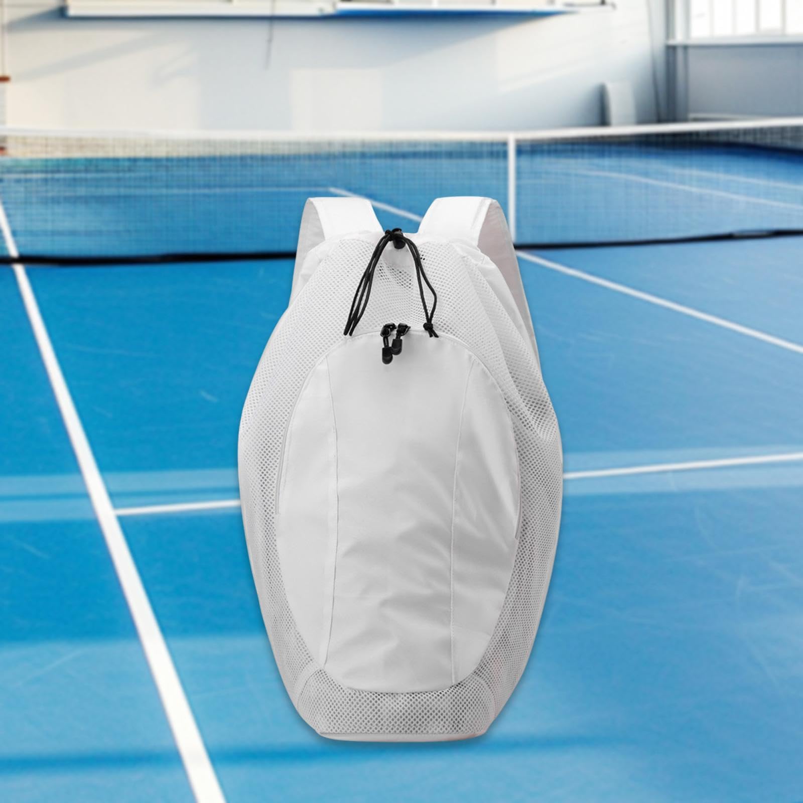 F Fityle Zaino con Coulisse e Scomparto in Rete, Borsa da Tennis di Grandi Dimensioni, Borsa Sportiva da Palestra per Badminton, Viaggi e