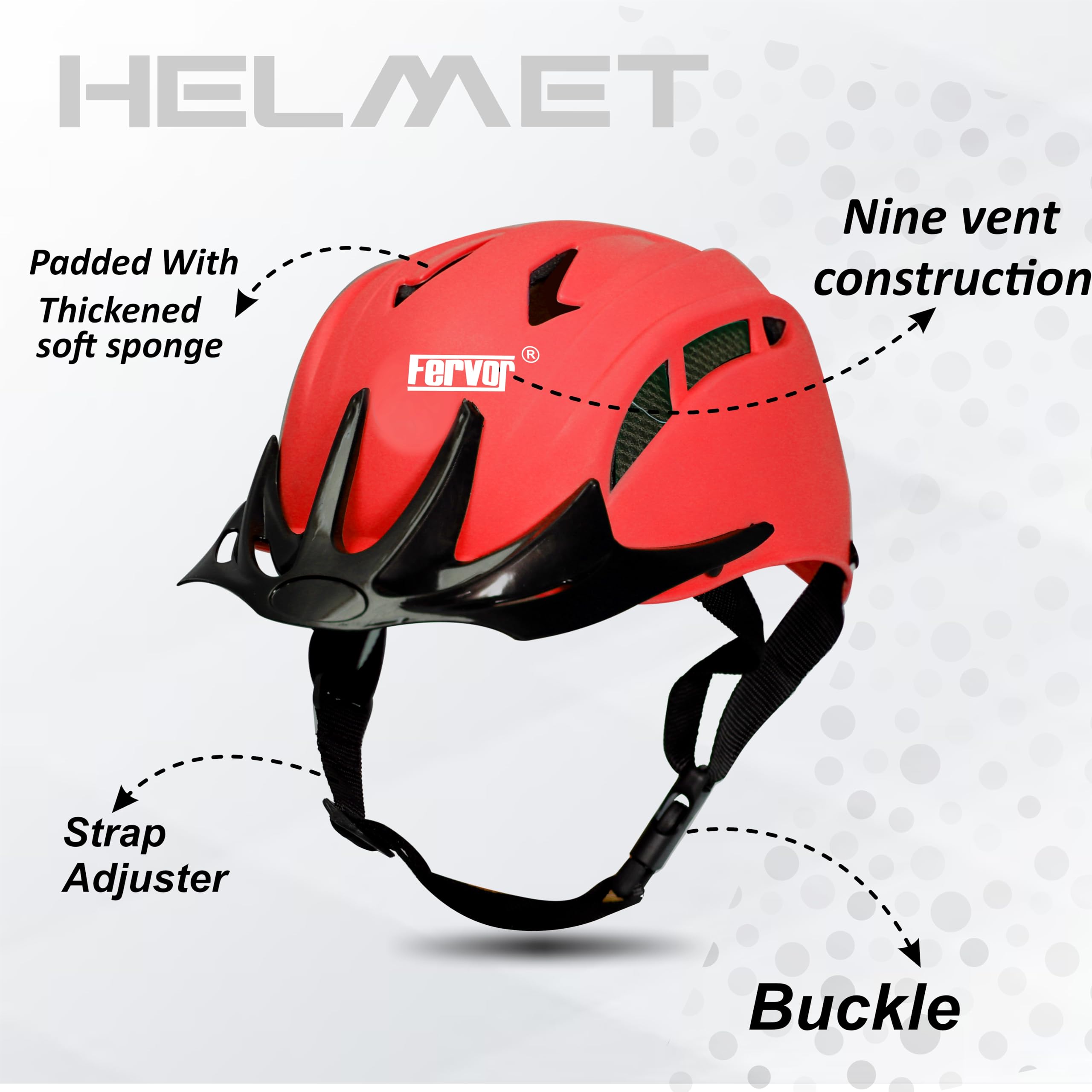Buy Fervor Skating Helmet Protective Gear | Multi-Purpose