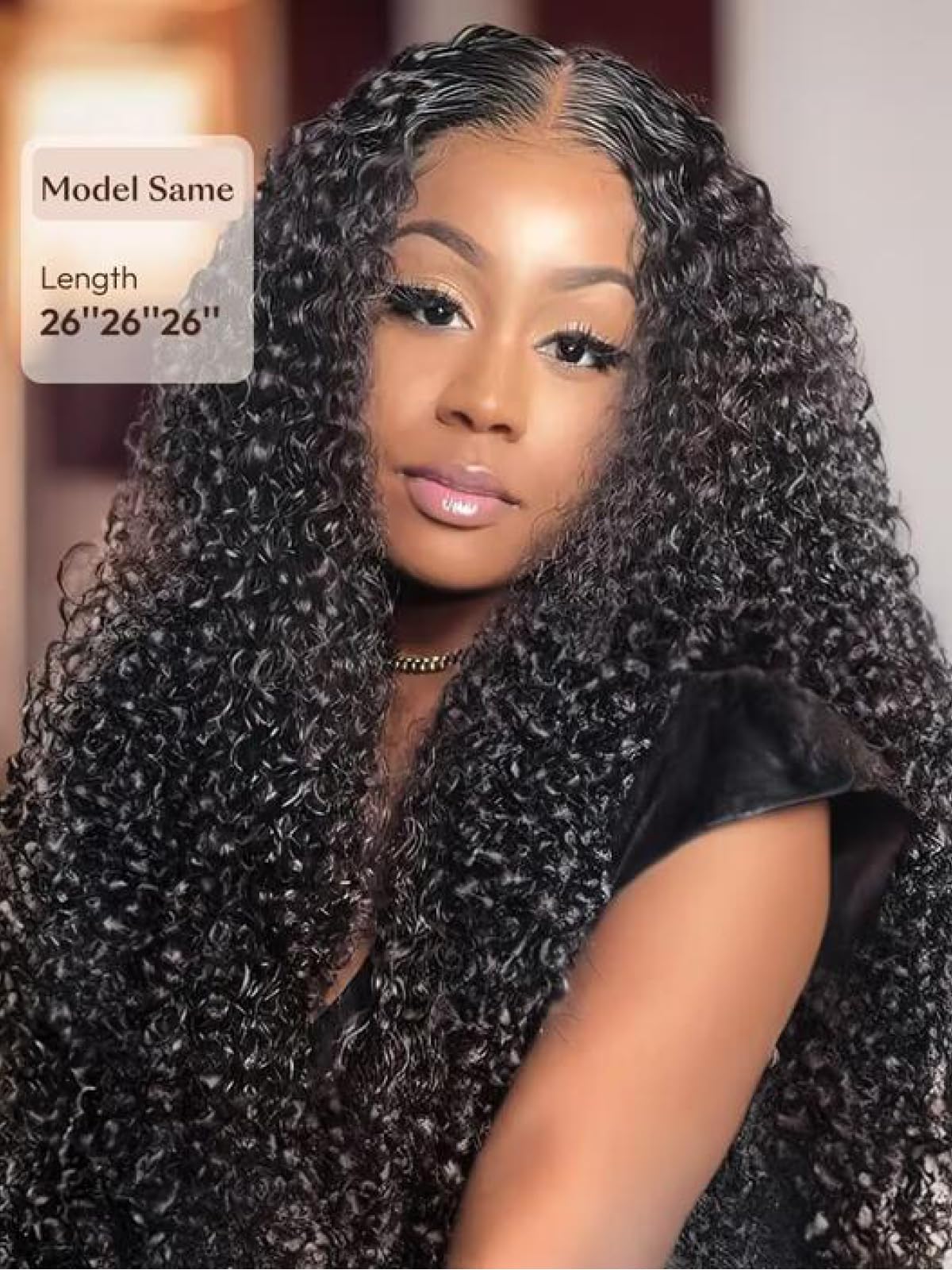 Amazon.com : UNICE Human Hair Bundles Curly 20 22 24 inch  display picture 1