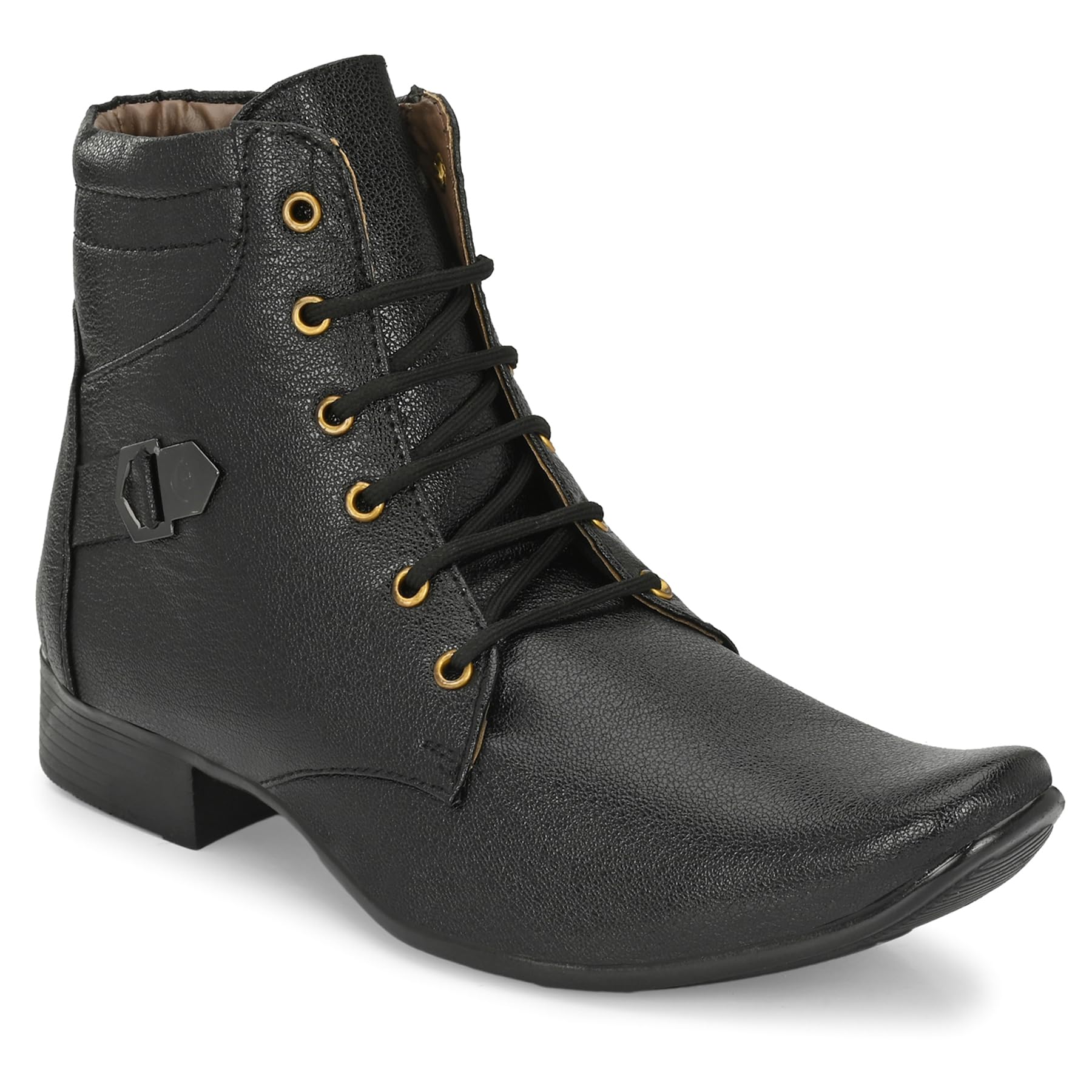 Karaddi Hand Stitched Mens Formal Boots A534 Mid Top Shoes For Men Formal Lace up Shoes Hi Top Boot shoes for men Suj Boy Shoes For Men Black color 9 Uk/Ind (B0BPPKH77D) Amazon Price History, Amazon Price Tracker