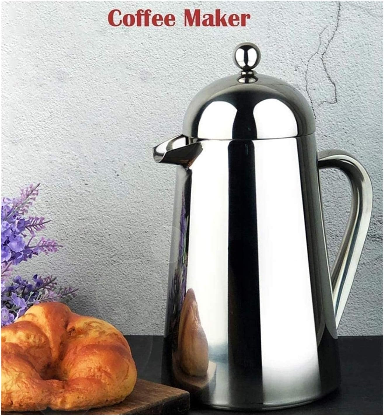 Double Wall Stainless Steel Coffee Press Insulated 100ml