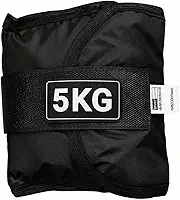 1 Caneleira 5kg de Peso para Tornozelo ou Punho, Ajustáveis para Musculação, Academia, Perna, Treino em Casa, Fitness, CrossFit, Funcional