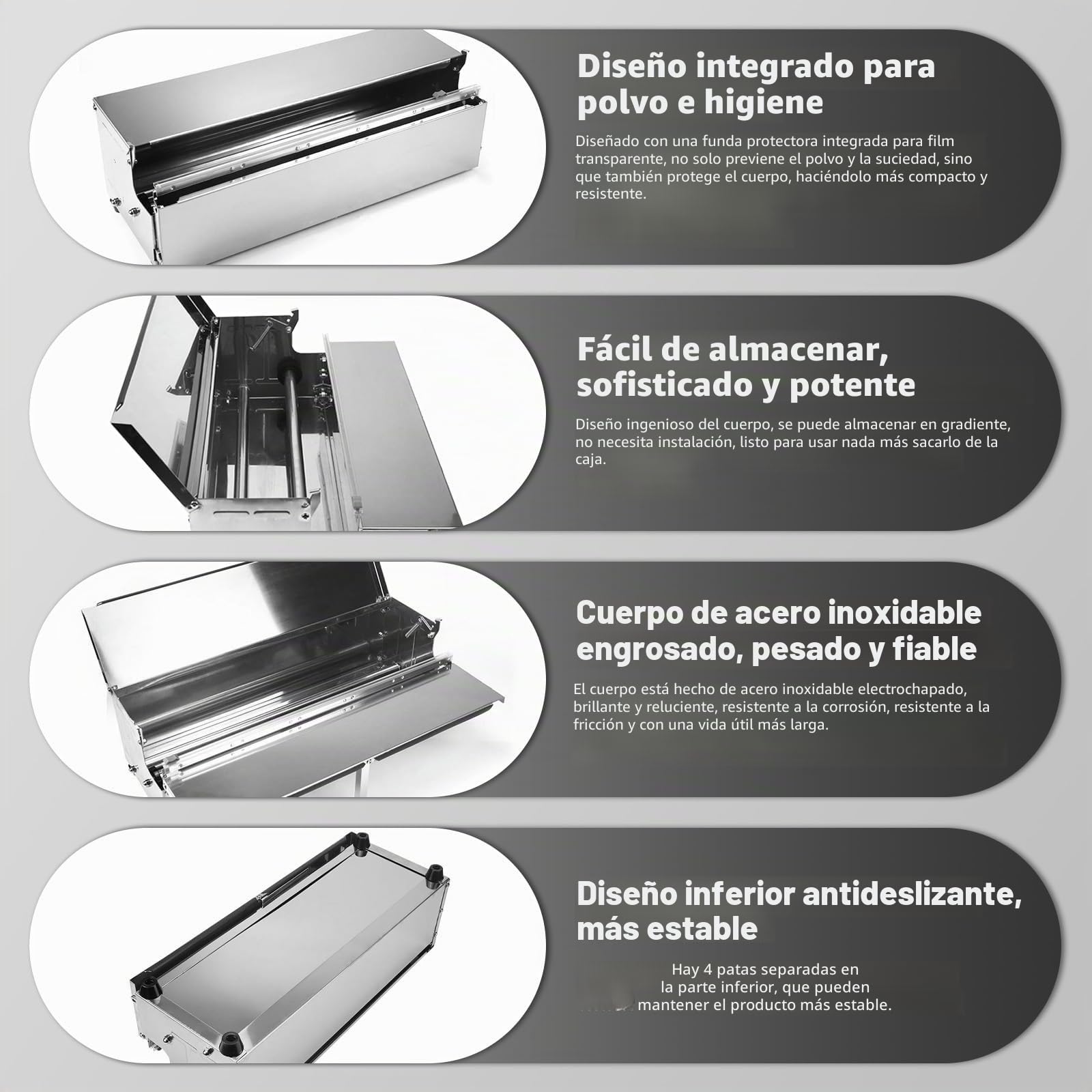 Máquina Envolvedora De Film De 450 Mm, Envasadora de Frescos Comercial | Film de Alimentos Frescos Comercial, para Verduras Frutas Carne Supermercados