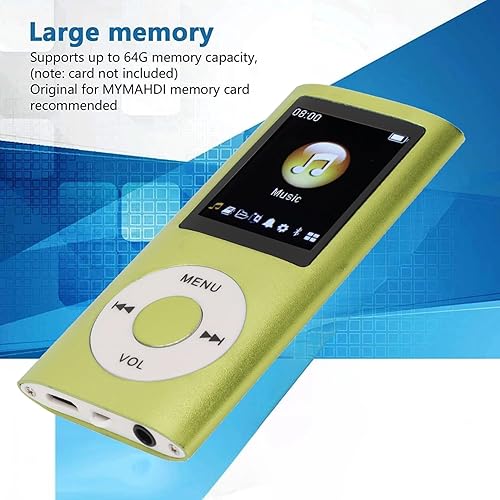 Miniatura 4 de Reproductor de MP3 elegante sonido sin pérdida multifuncional, reproductor multimedia portátil con pantalla LCD de 1,8 pulgadas