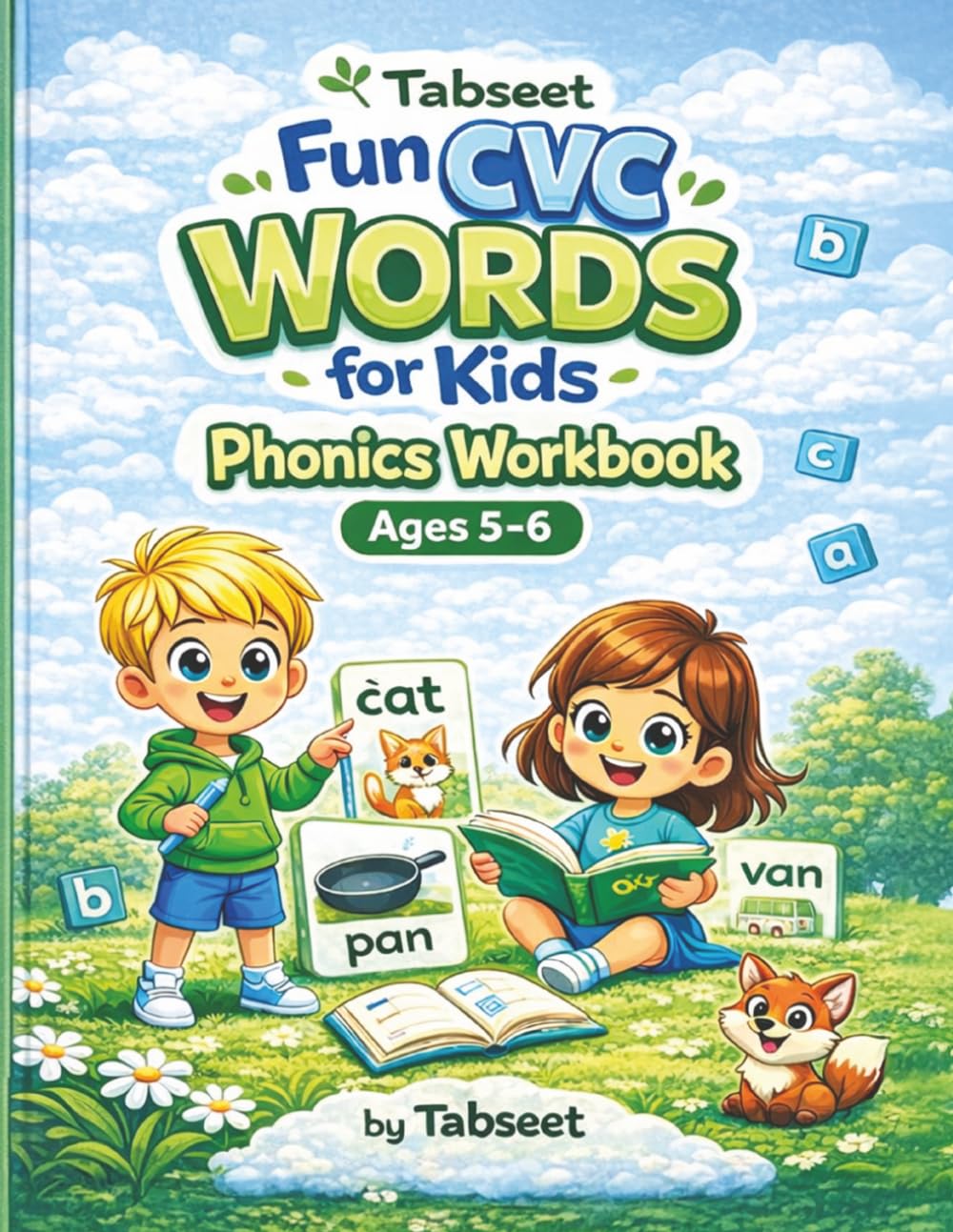 CVC Words Workbook for Kids Ages 5-6: Fun Phonics Activities for Early Reading and short vowels Practice