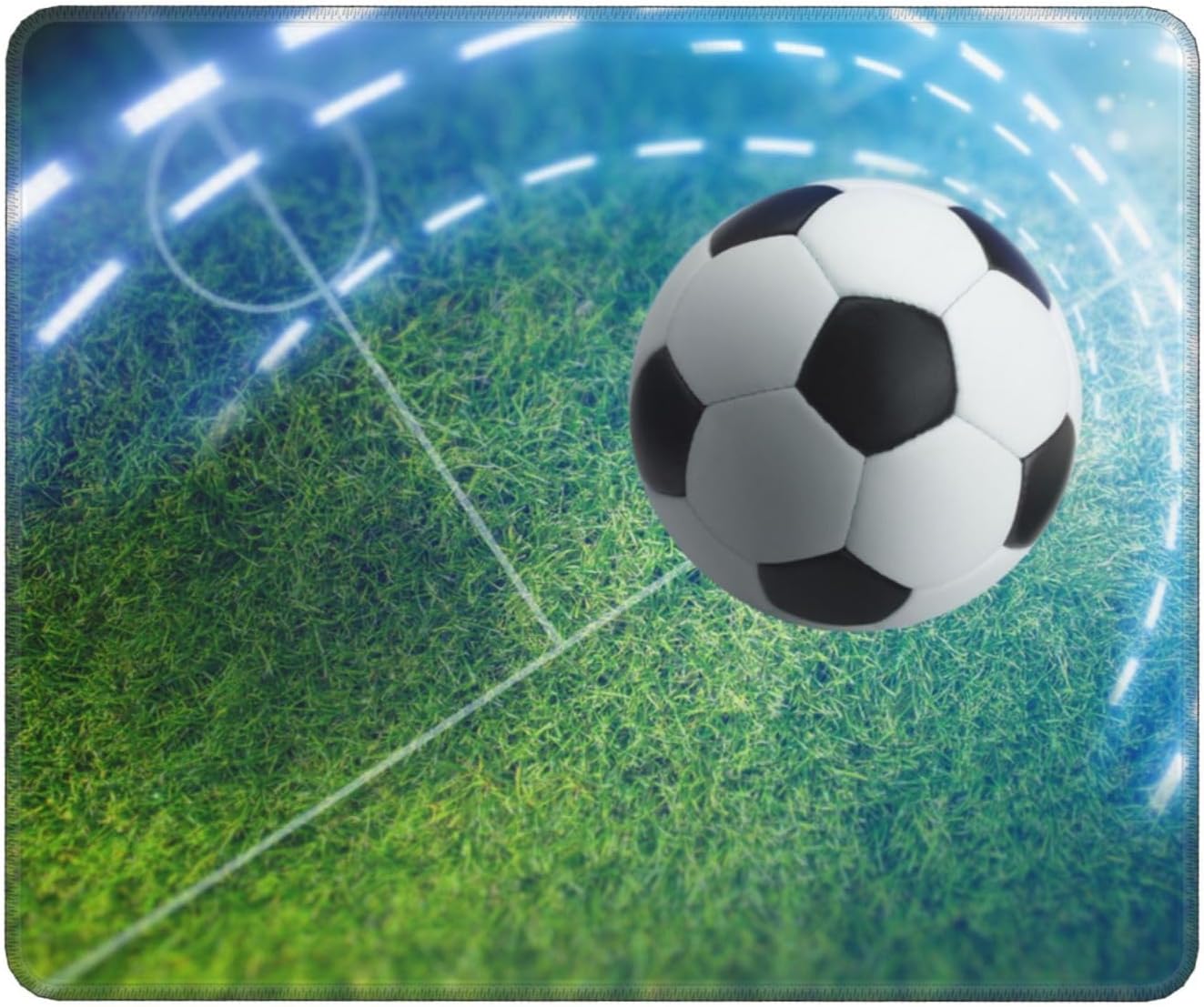 YXDVPALNE Fußball Sport Ball gedruckt, Mauspad, rutschfeste