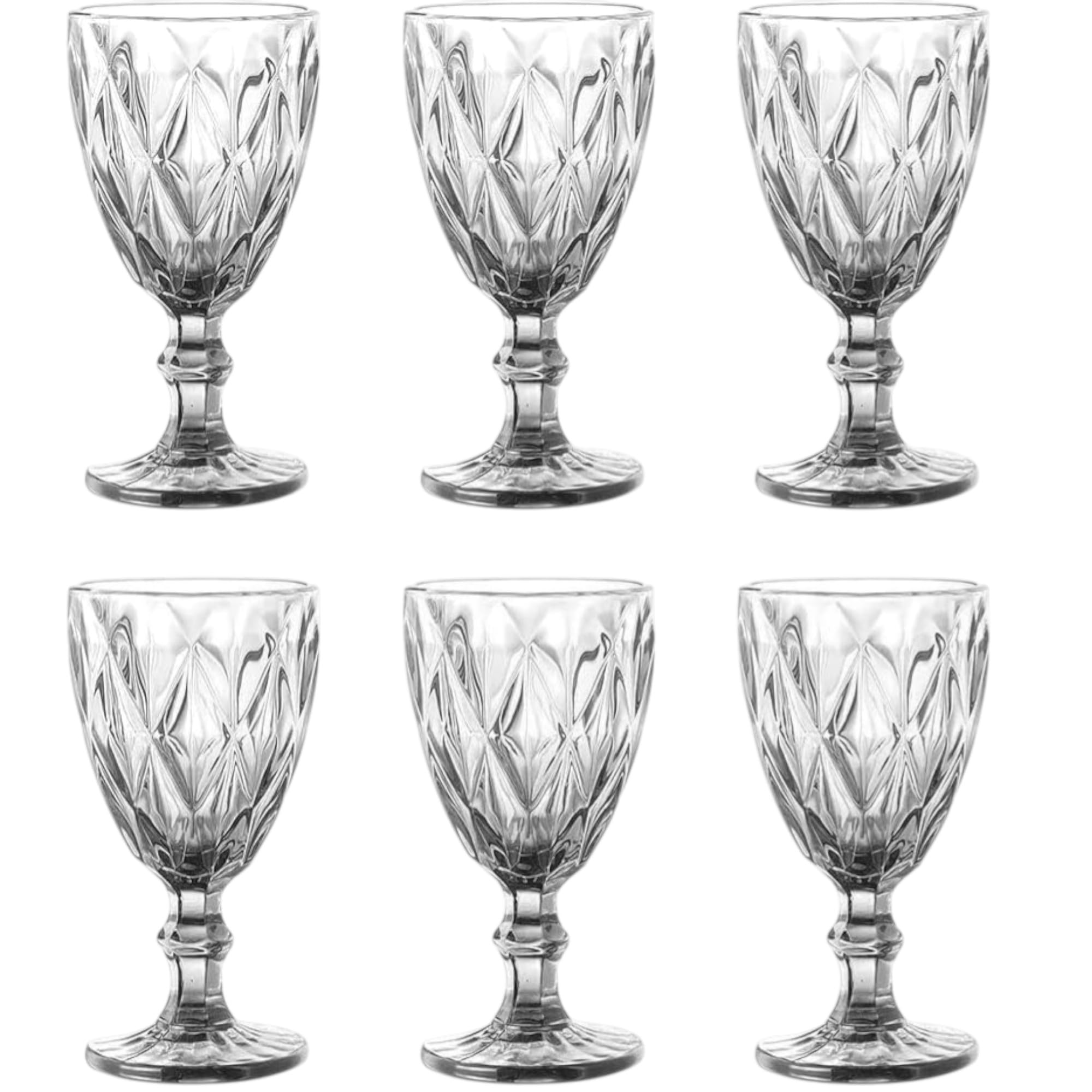 Verres à vin et à boire vintage : le coffret de 6 verres colorés idéal pour offrir
