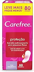 Carefree Protetor Diário Proteção Com Fragrância, 80un