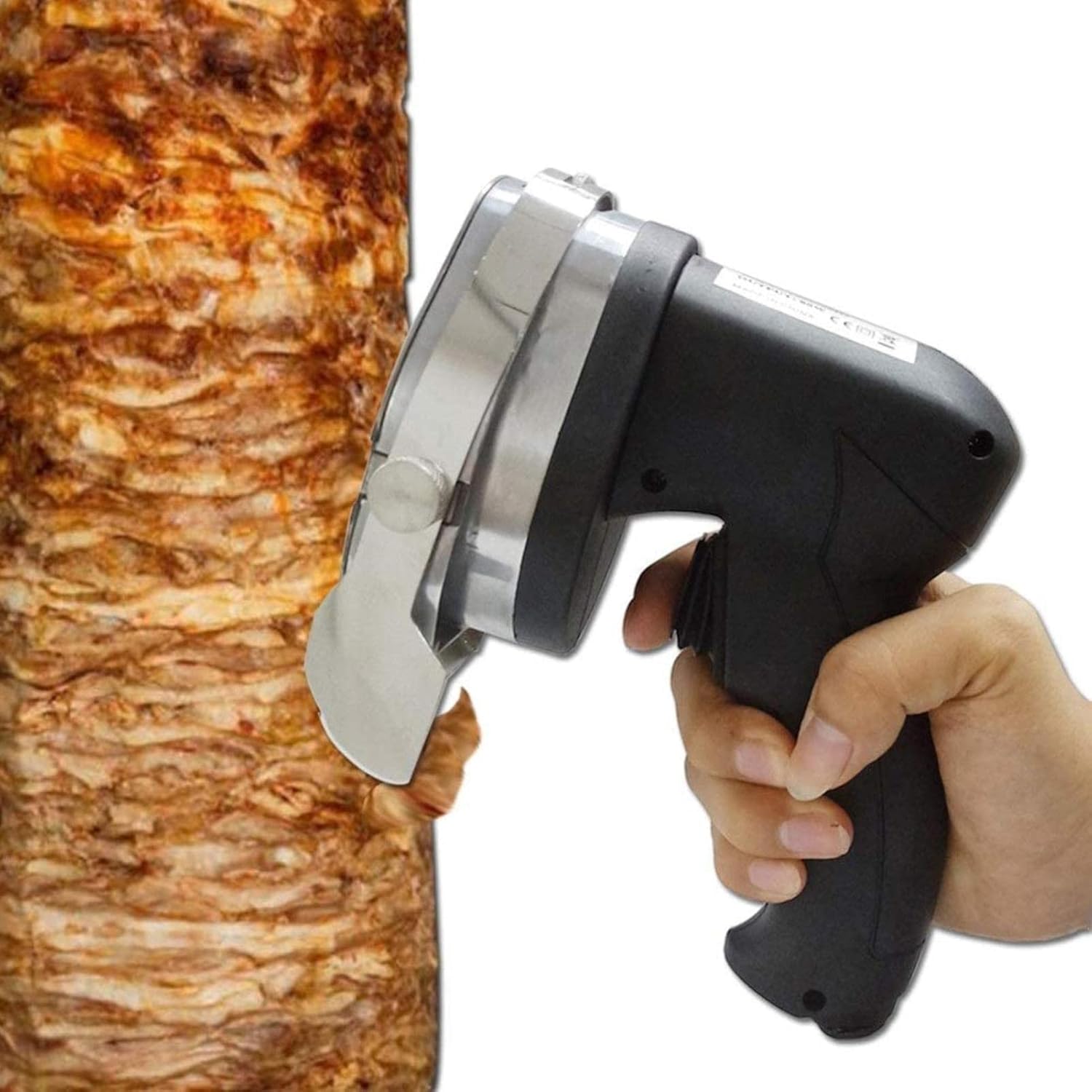 Machine, Electric Kebab Knife Stainless Steel Dedicated Handheld Kebab Cutter Electric Carving Knife Barbecue Slicer Adjustable Thickness