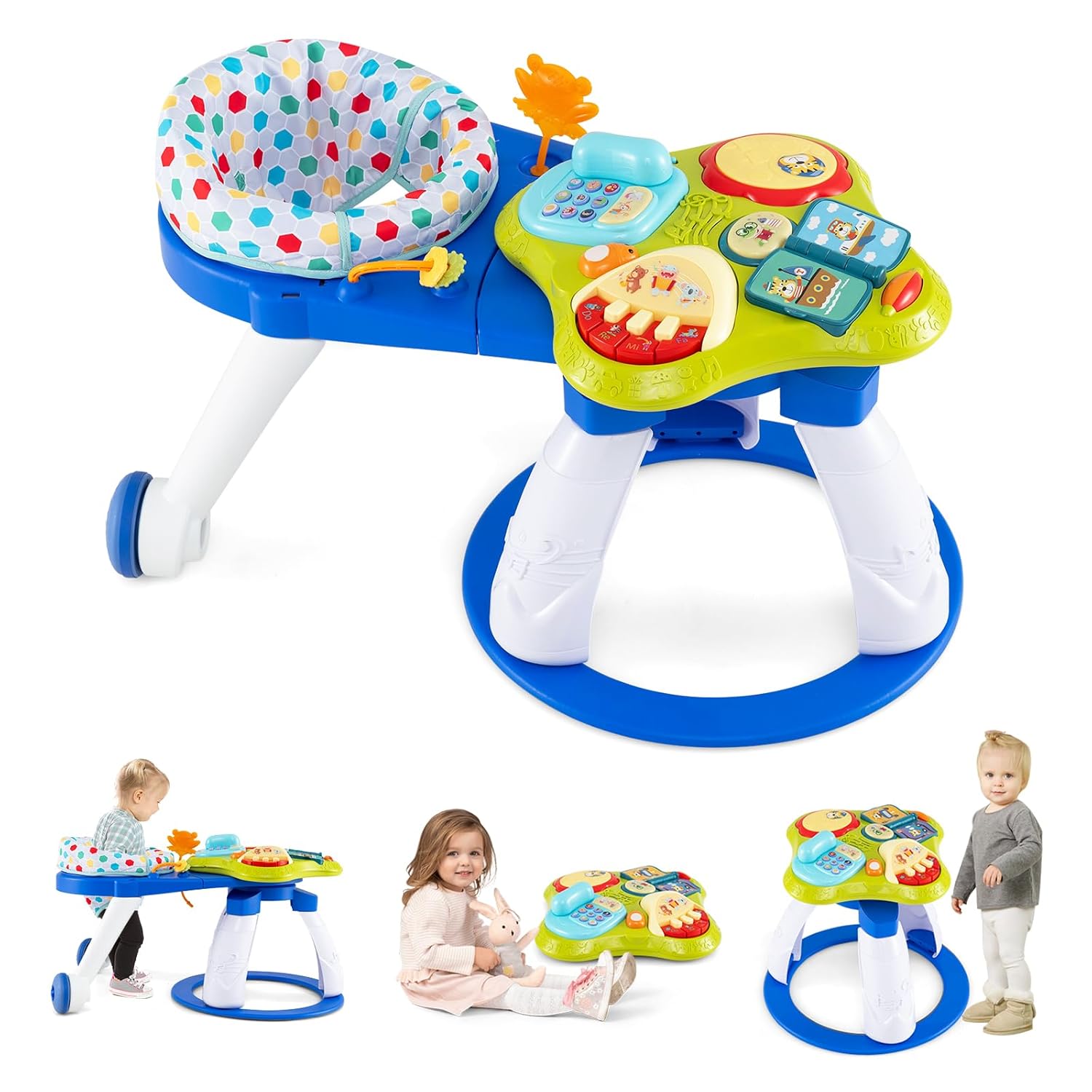 HONEY JOY Baby Activity Center with 360 seat & adjustable heights