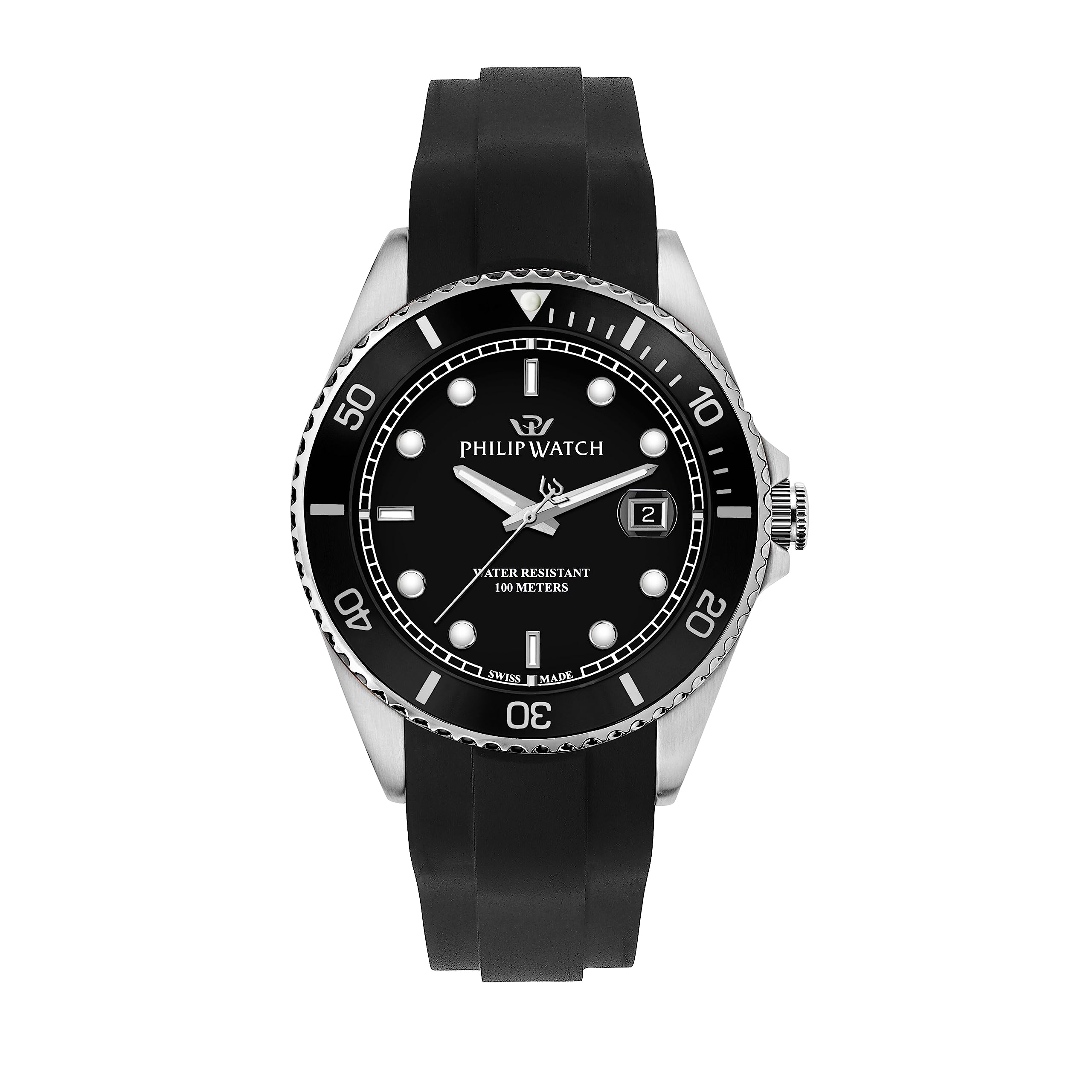Philip Watch Caribe Orologio Uomo, Tempo E Data - 42Mm - 4