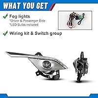 Vista 2 de Luces antiniebla compatibles con CX-3 2016 2017 2018 2019 cx3 Driver Passenger Reemplazo Lámparas Asamblea