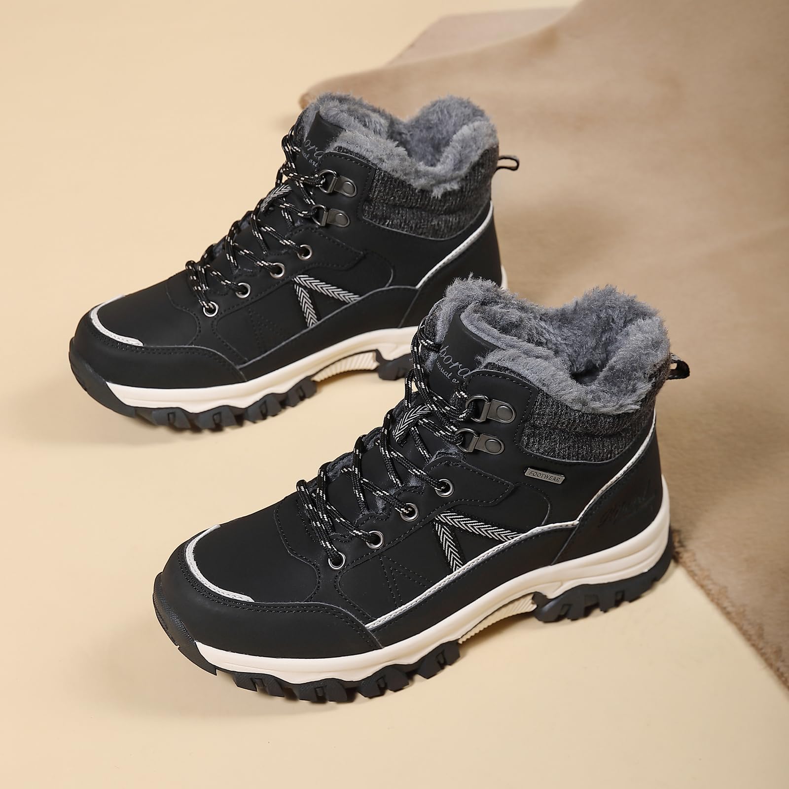 Damen Winterschuhe Winterstiefel Warm Trekking Wanderschuhe Schneestiefel 36-42
