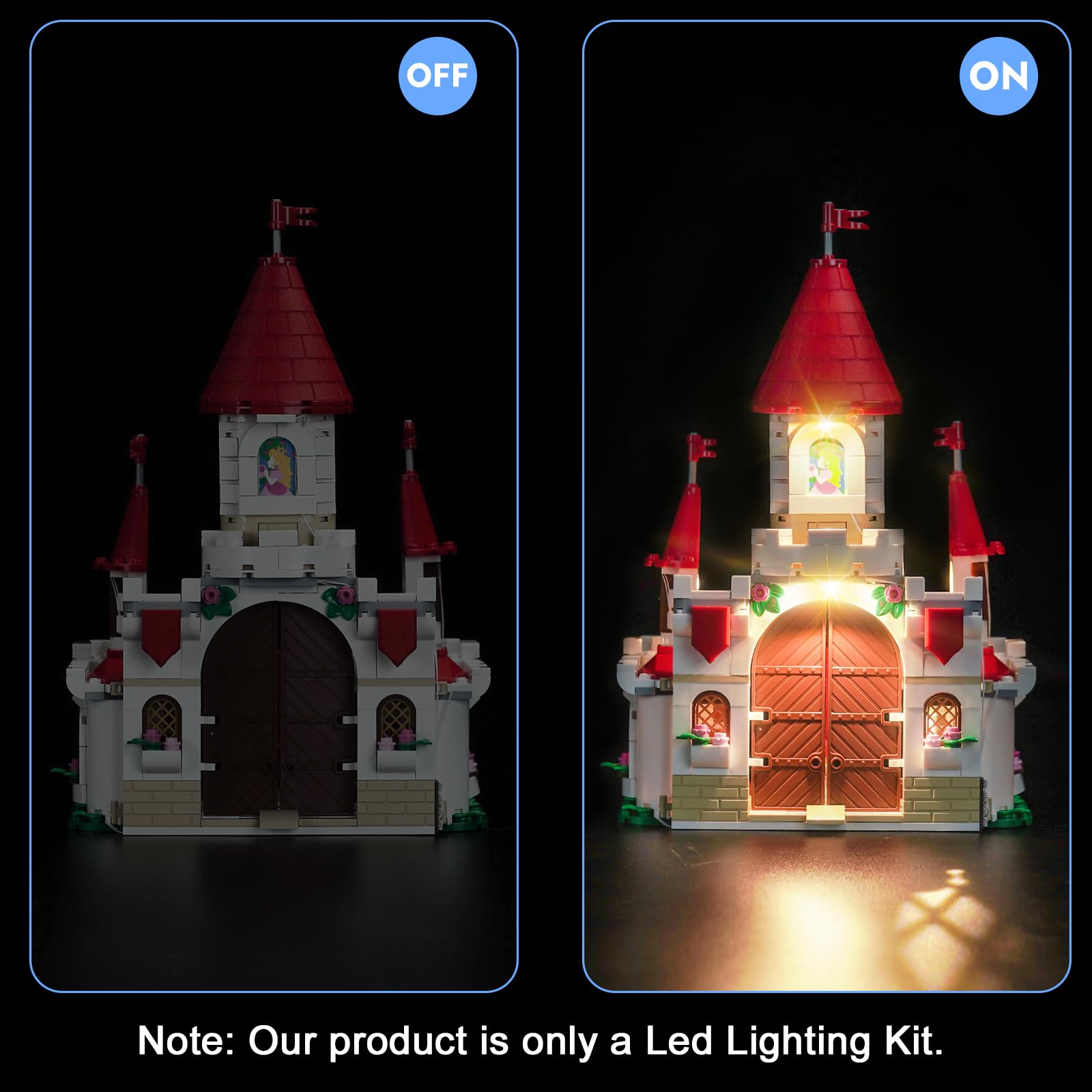 LocoLee Light Kit Compatible with Lego 71435 - No Model, Just Light Set, Cool White - Image 3