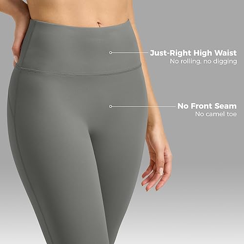 Miniatura 3 de Willit Butterflux - Pantalones de yoga para mujer, leggings de entrenamiento acampanados para mujer, control de abdomen, cintura alta, leggings de