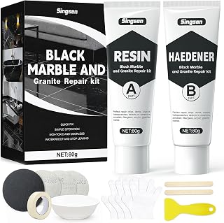 Black tile repair kit, sink repair kit, suitable for repairing chips in granite, ma…