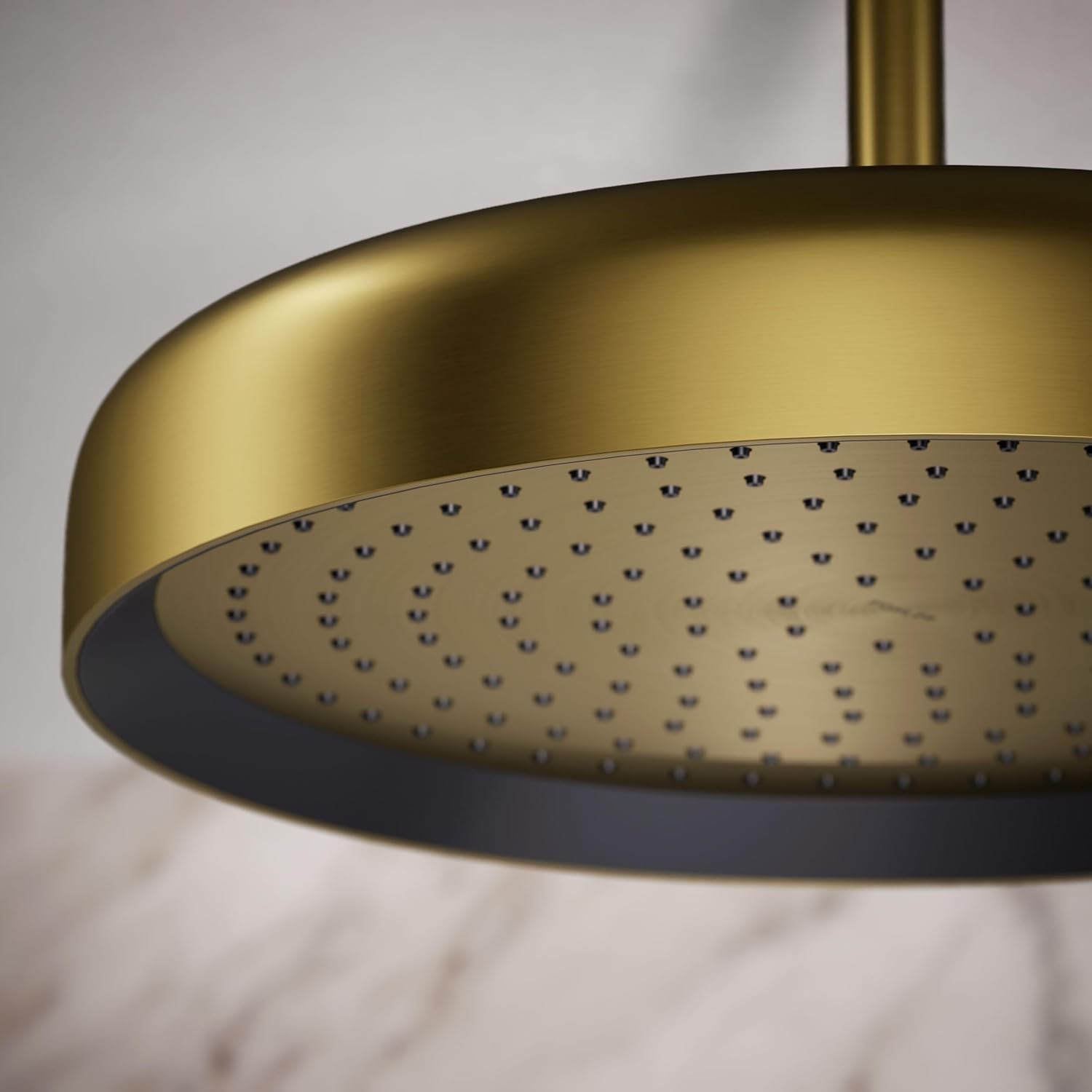 Kohler 26292-2MB Statement® Round 14" single-function rainhead, 2.5 gpm, Vibrant Brushed Moderne Brass