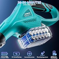 Olubfdh 21V 1000W Akkumulátoros Fűnyíró Brushless Motor 3in1 Forgatható Fej 2