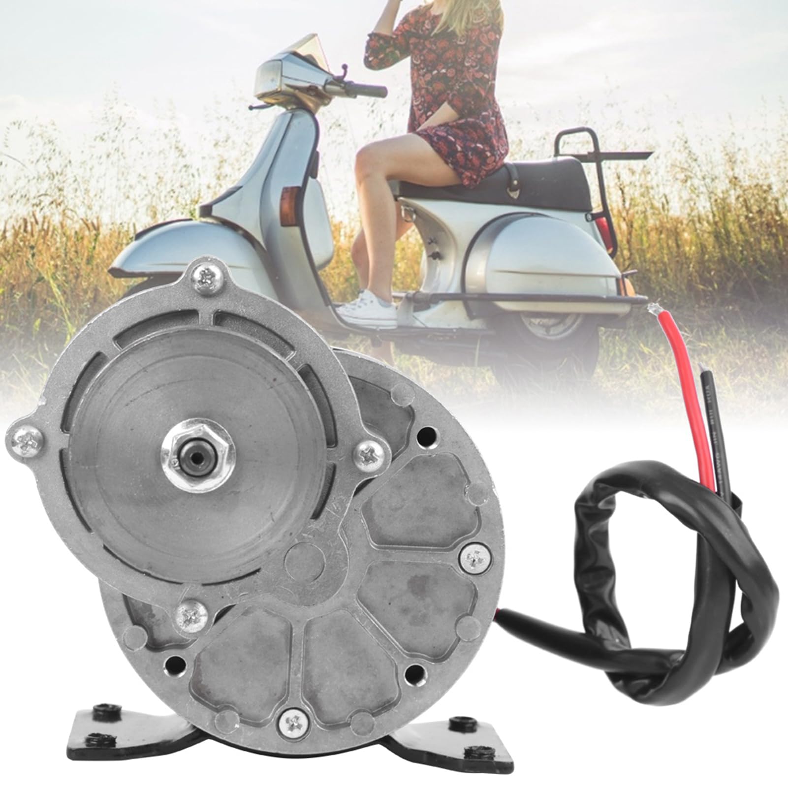 Motoreduktor z Czystej Miedzi o Mocy 250 W, Wysoka wydajność do Obróbki Metalu, Akcesoria Silnikowe 12 V dla Entuzjastów Majsterkowania