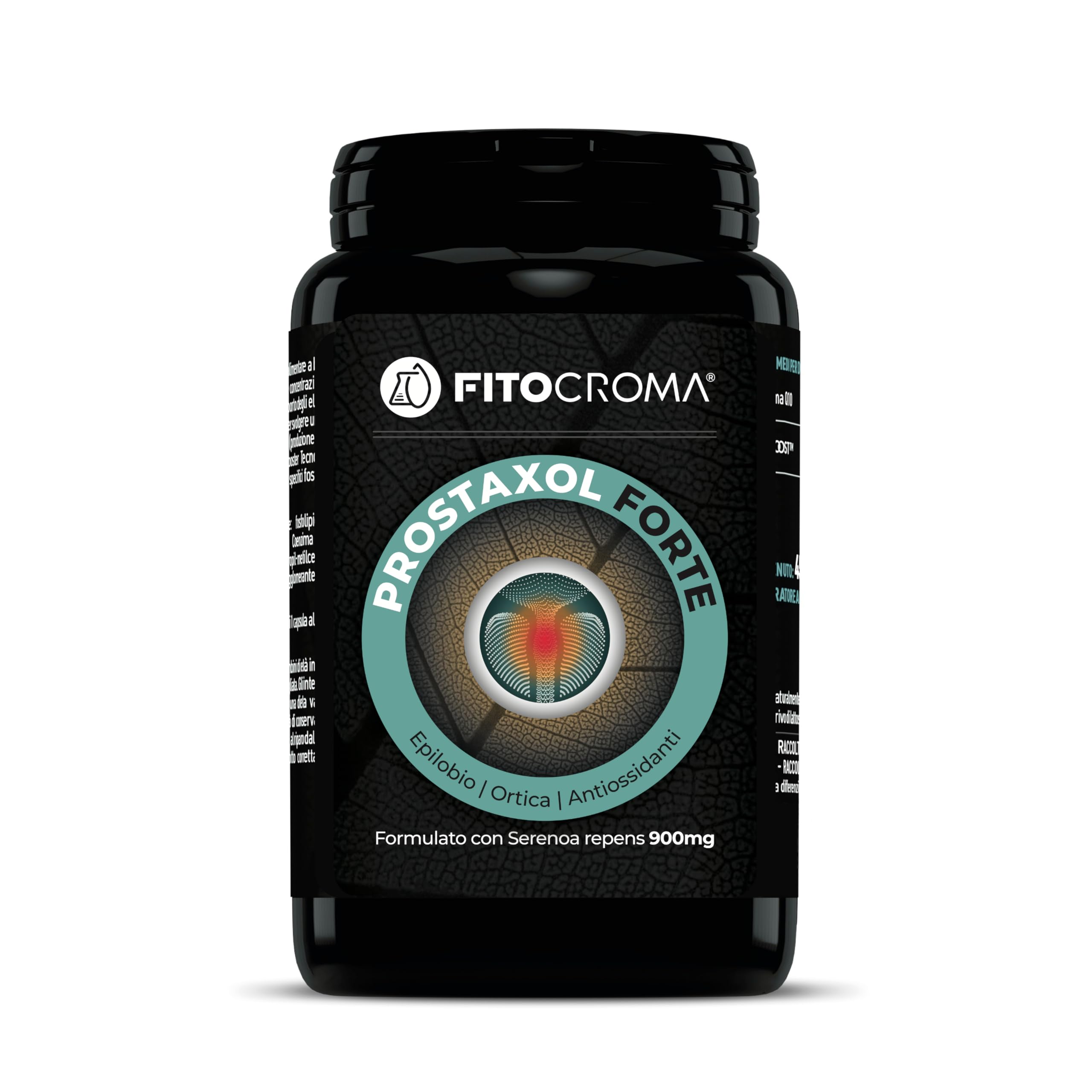 SERENOA REPENS FORTE 900MG - 180 capsule - Saw palmetto prostata, Integratore prostata, con Ortica, Epilobio, Licopene, Vit.E, Selenio e Proantocianidine, Formula Strong