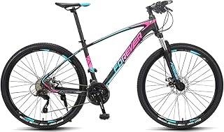 Axdwfd Kids Bike 27 Speed Bicycle 27.5 Inch Oil Disc Brake Aluminum Alloy Bicycle Lightweight Variable Speed Off-road Dual Shock Absorber Bicycle