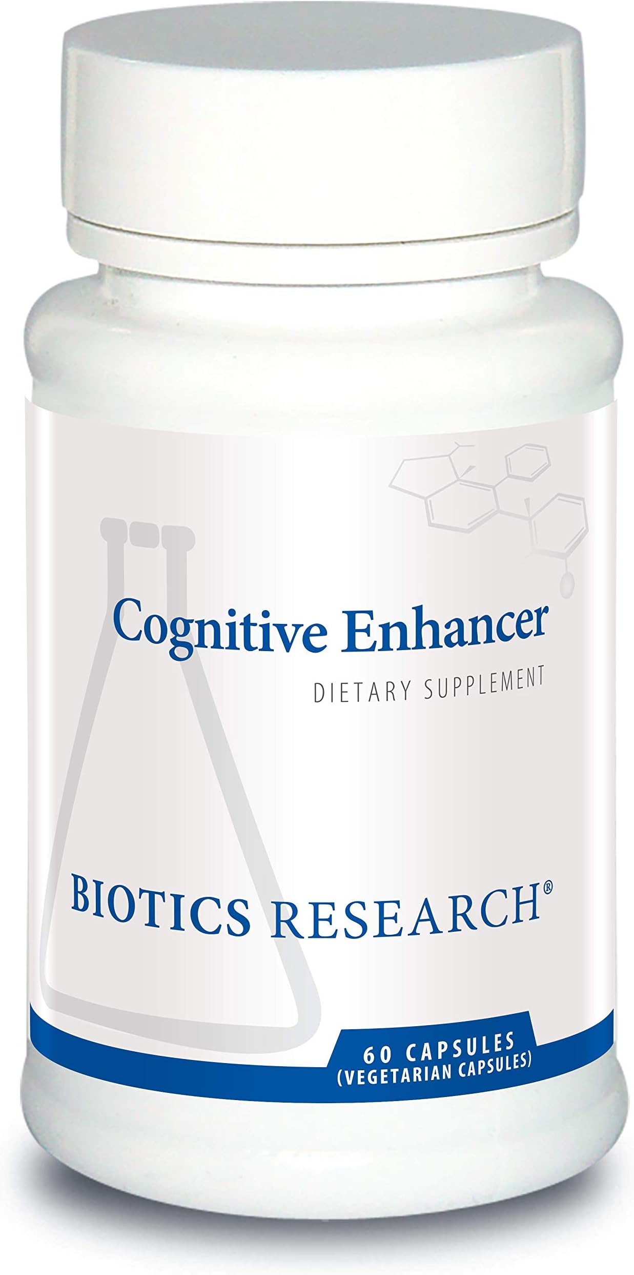 BIOTICS Research Cognitive Enhancer, Nootropic, Brain Health, Cognition Support, GPC, Gingko, Huperzia serrata, Healthy Aging, Neurological 60 Count