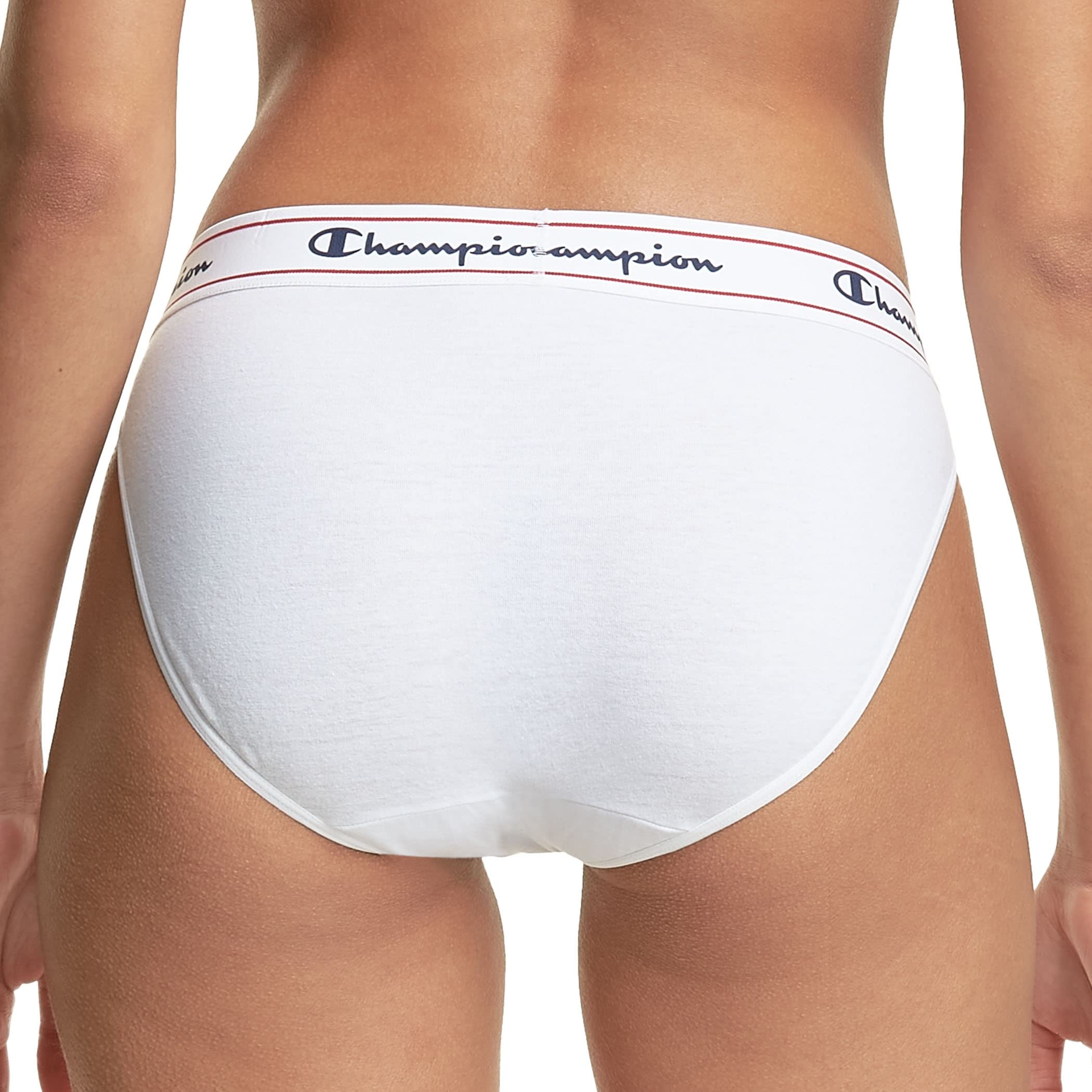 Champion Mutandine, Heritage Bikini Intimo da Donna, Traspirante, Cotone Elasticizzato