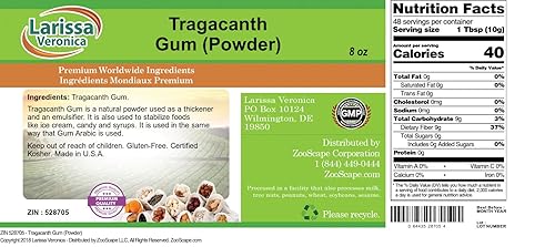 Miniatura 2 de Goma de tragacanto (polvo) (8 oz, ZIN 528705) - Paquete de 3