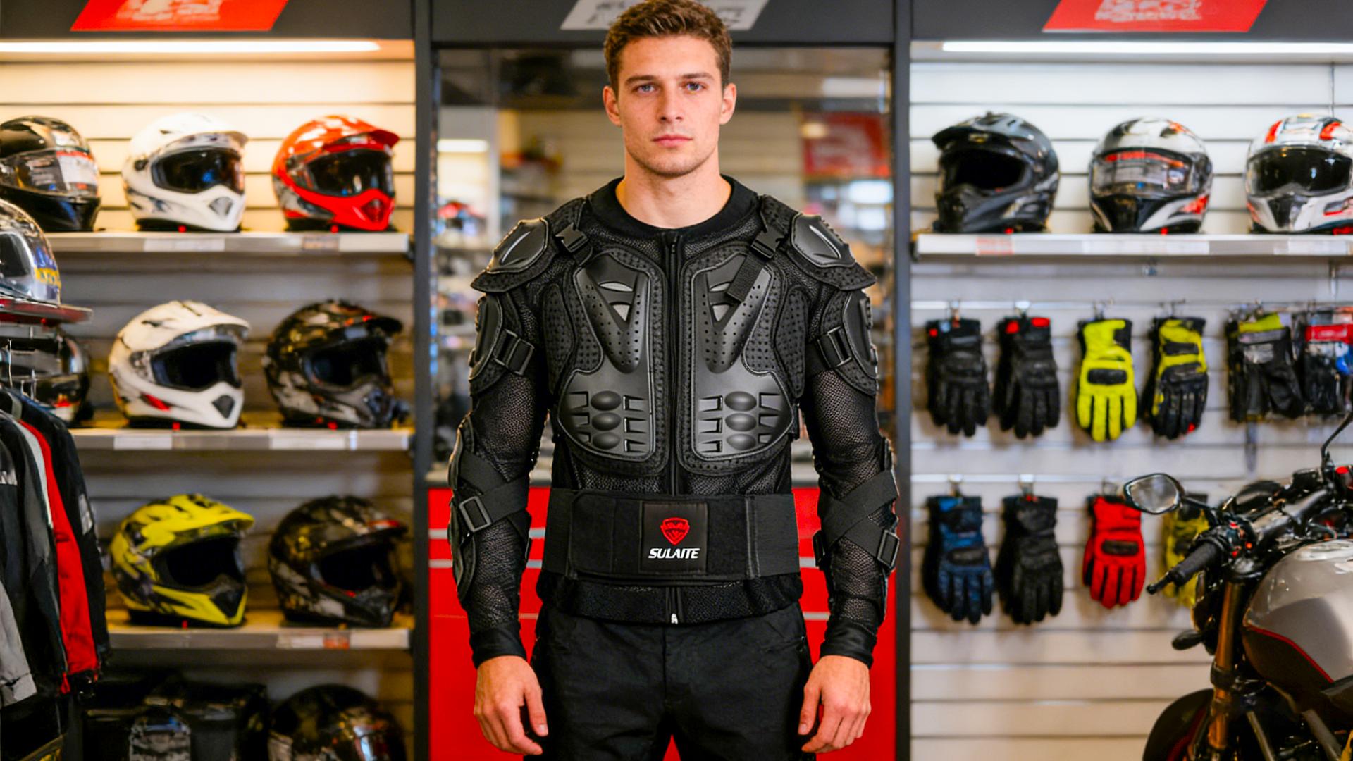 Amazon.com: Gute Motorcycle Protective Jacket with Full Body Armor