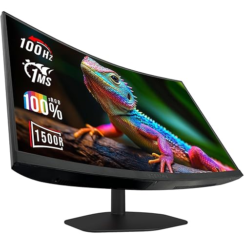 Sceptre New Curved 24-inch 100Hz Gaming Monitor 1500R 1ms Build-in Speakers 2025