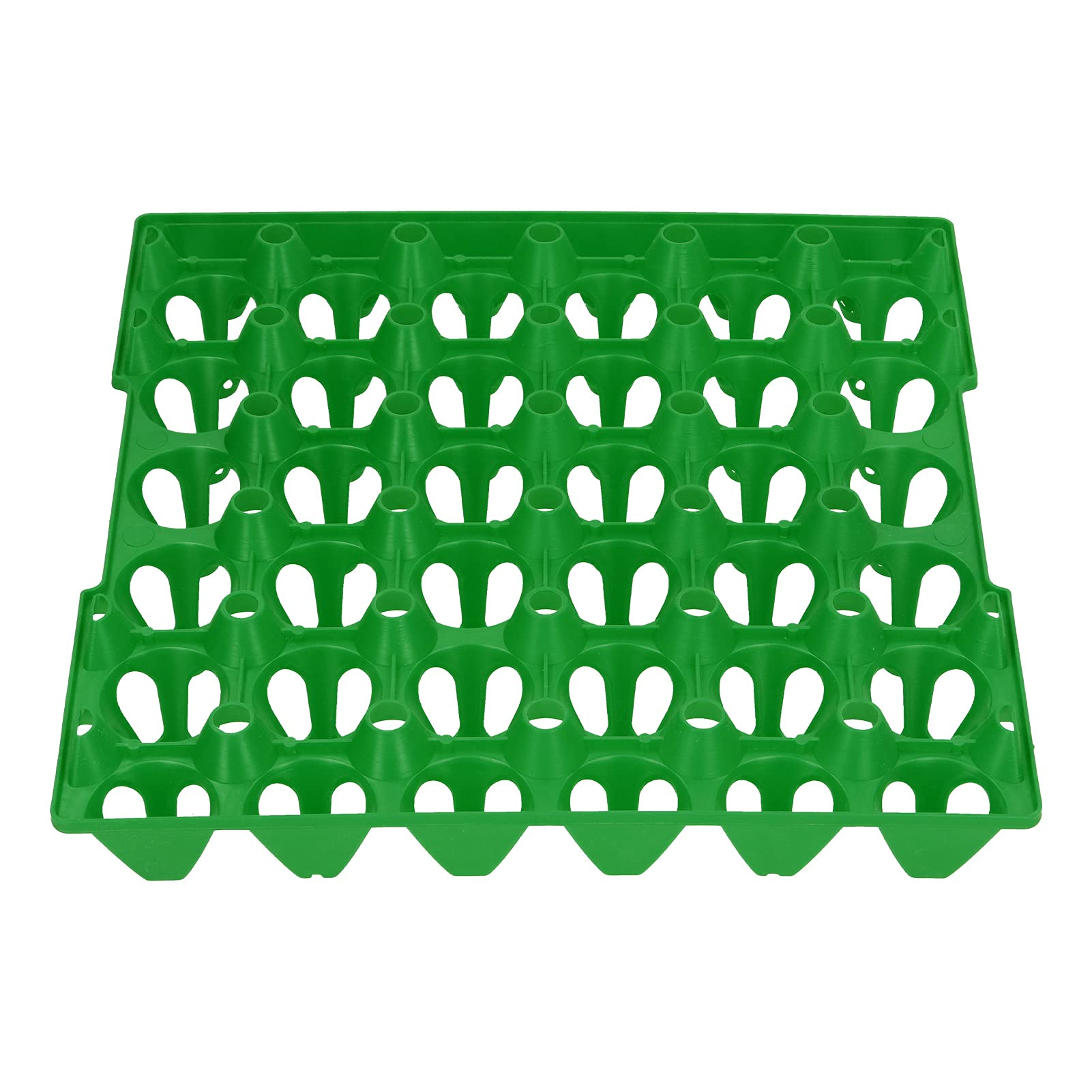 Plateau à œufs en Plastique 30 Cellules, pour le Stockage et le Transport des œufs en Toute sécurité, 5 Unités (Vert)