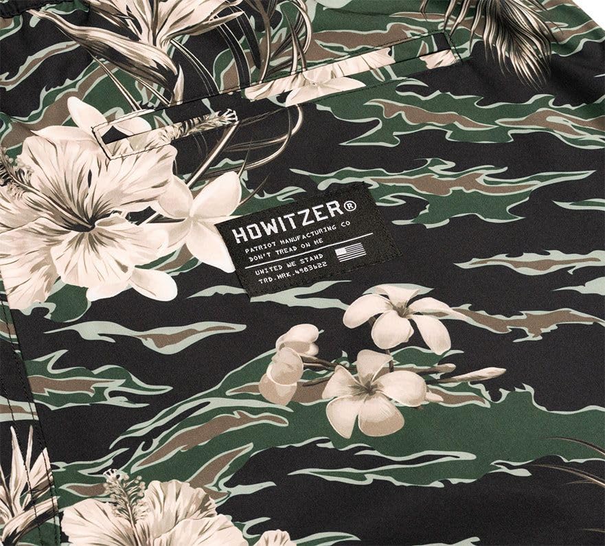 Howitzer Men’s Camo Board Shorts – Quick Dry Swim Trunks with Pockets, 8” Inseam, Adjustable Drawstring & Pockets3