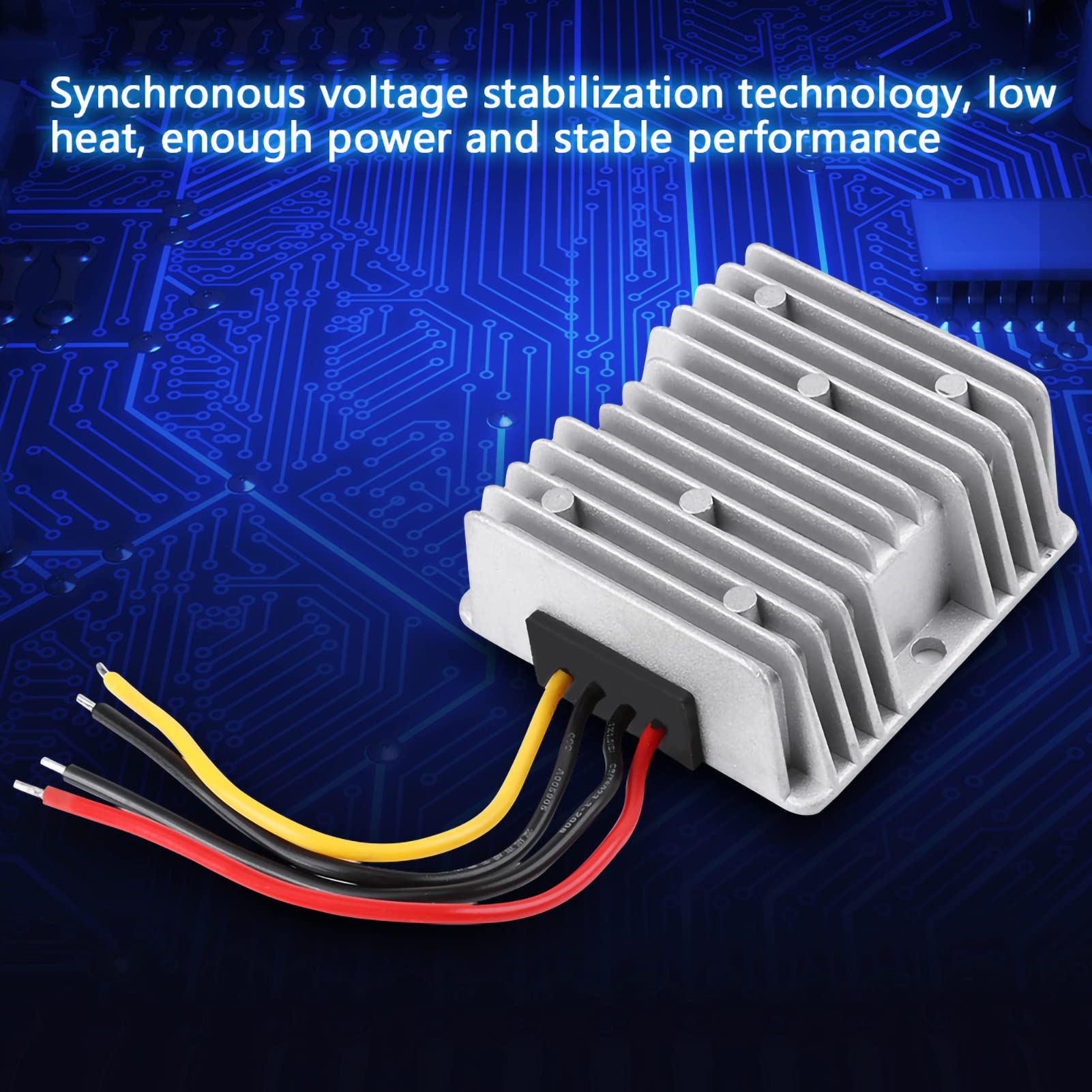 Convertitore DC Step Up 5V a 12V 10A 120W, Modulo Alimentazione Boost con Tecnologia MOSFET, Protezione da Sovracorrente e Alta Efficienza, per Sistemi Solari, Automotive, Barche