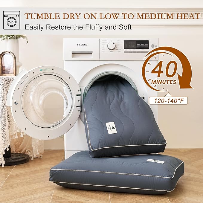 Almohada Lana Queen Suave y de Soporte miniatura 7