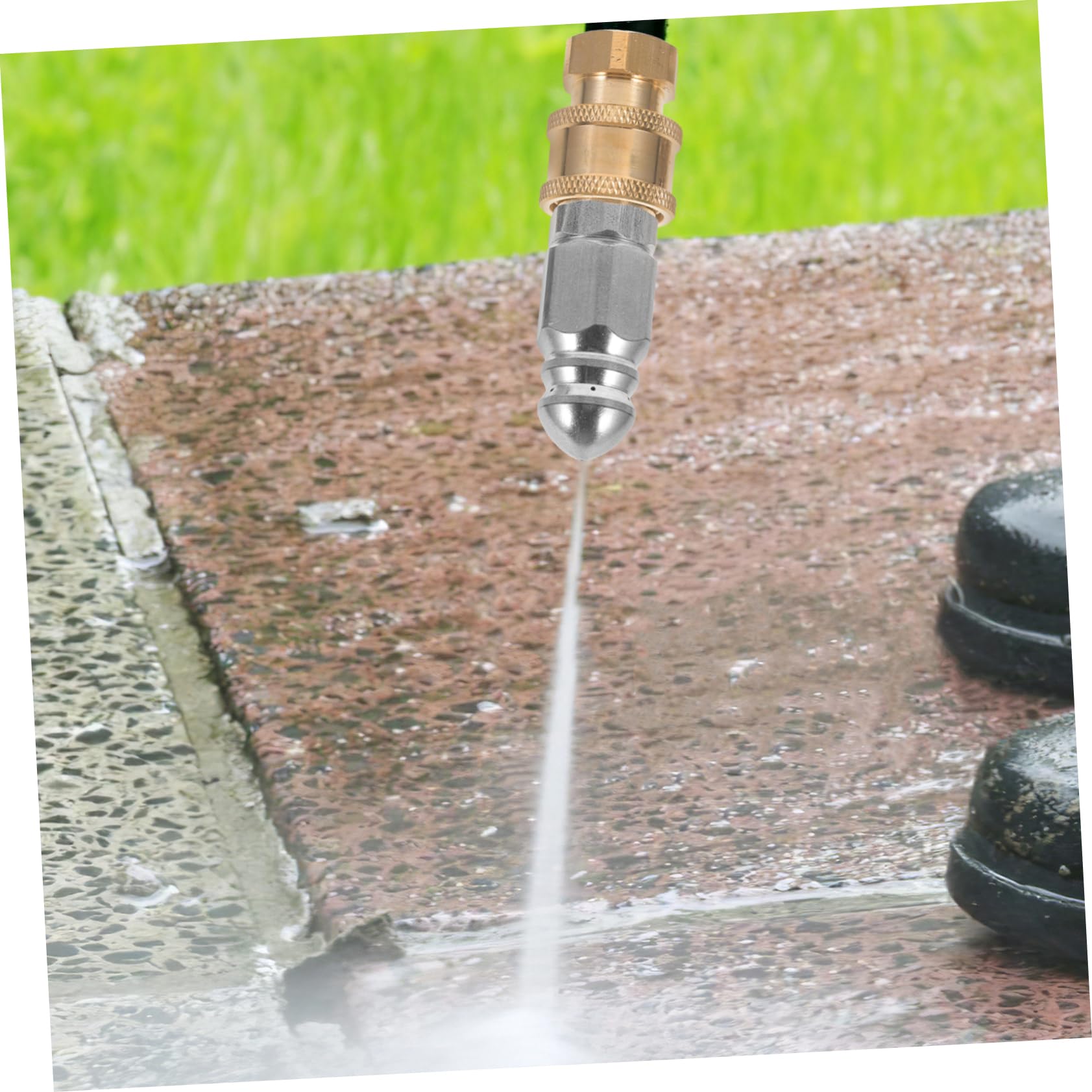 Sosoport 4sätze Hochdruck-gartenschlauch-spritzpistole Verstellbare Düse Für Gartenbewässerung Langlebig Und Ergonomisch Für Autowäsche Und Reinigung Von Bürgersteigen Teiliges