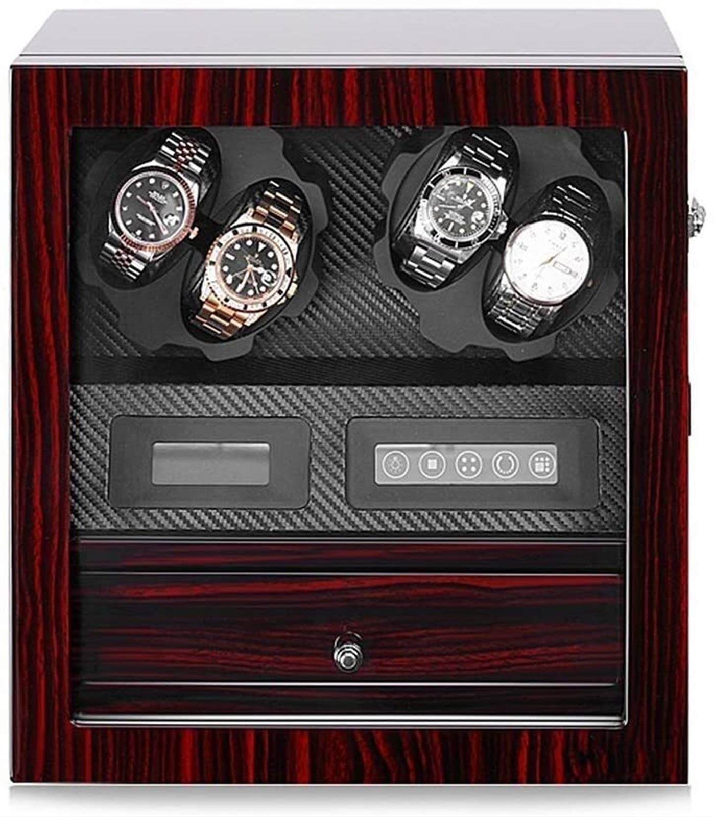 Zelfopwindende Automatische Watchwinder Box 4 6