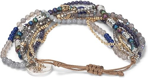 Miniatura 5 de DEMDACO Cuentas Love azul turquesa talla única que se adapta a la mayoría de pulseras de cristal y metal